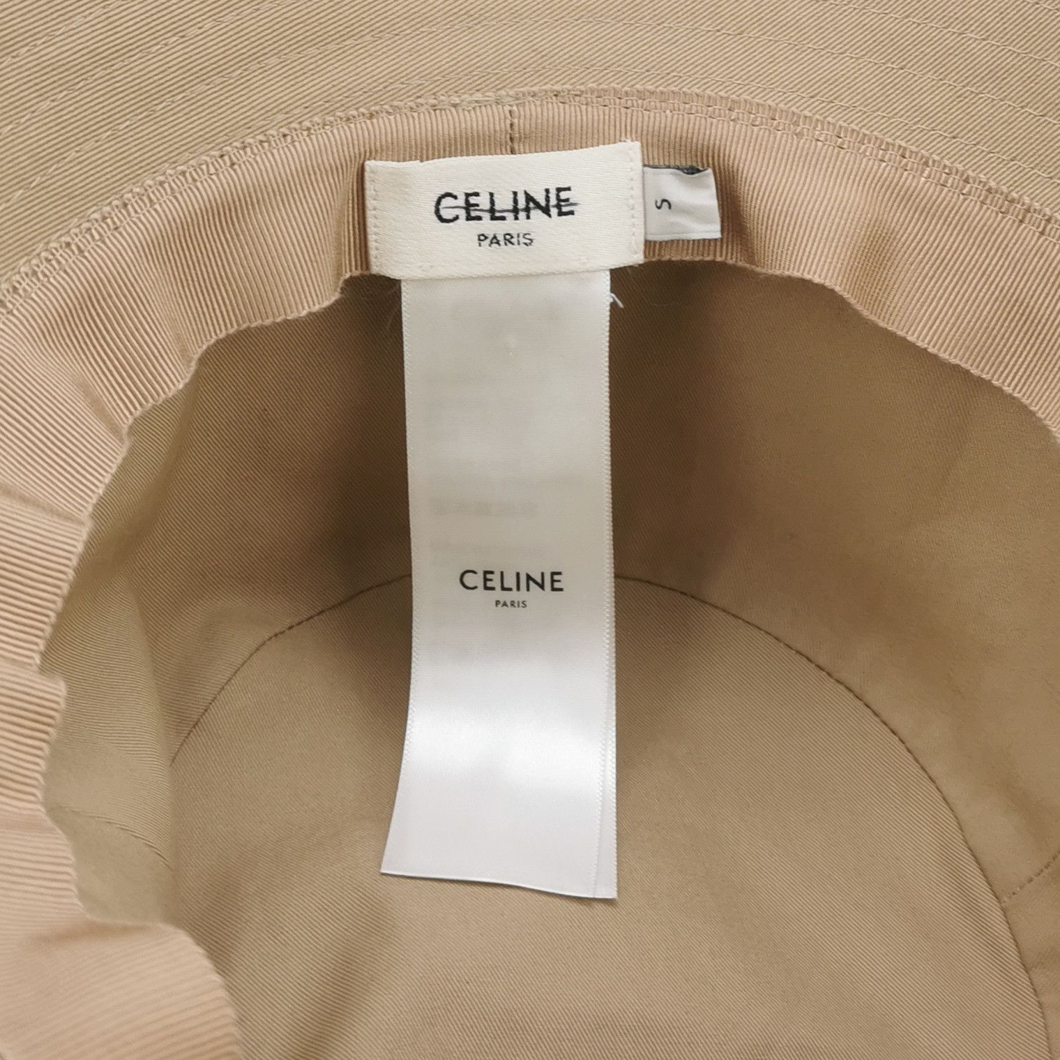 Celine Celine Logo Cotton Bucket Hat Size S Size ONE SIZE - 5 Thumbnail