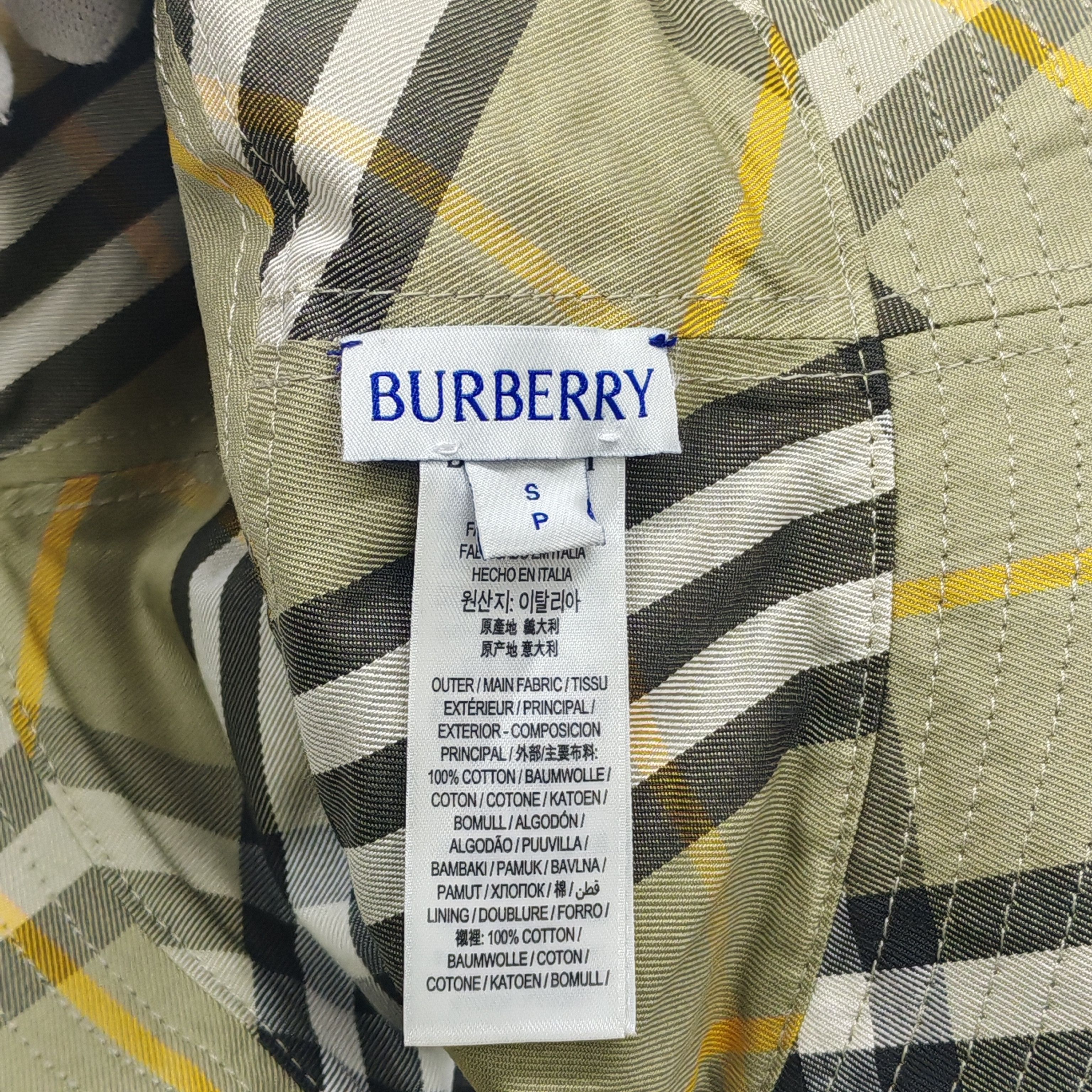 Burberry Burberry Reversible Check Bucket Hat Size S Size ONE SIZE - 5 Thumbnail
