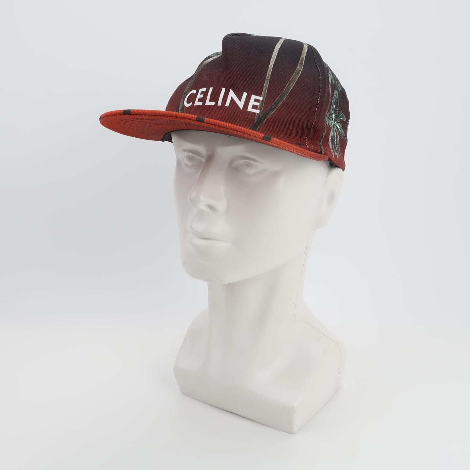 Celine Celine Palm Tree Print Baseball Cap Size L Size ONE SIZE - 2 Thumbnail