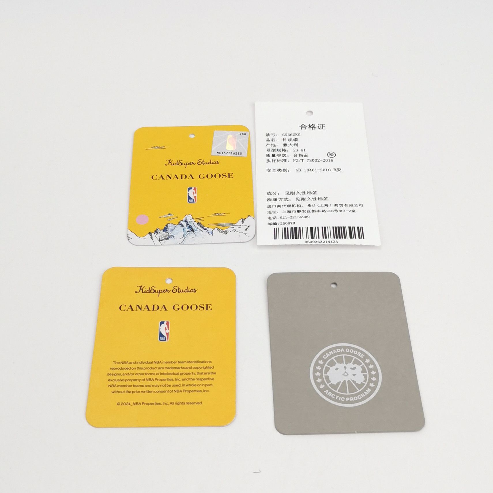 Canada Goose Canada Goose x KidSuper x NBA Logo Beanie Size ONE SIZE Size ONE SIZE - 7 Thumbnail