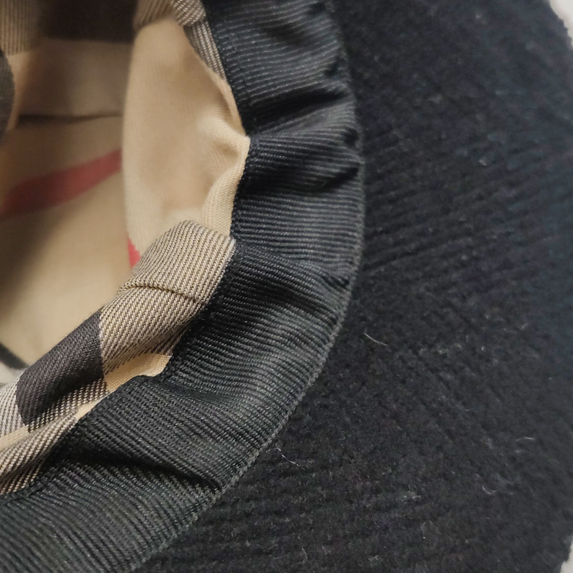 Burberry Burberry Wool Logo Plaque Newsboy Hat Size S Size ONE SIZE - 6 Thumbnail