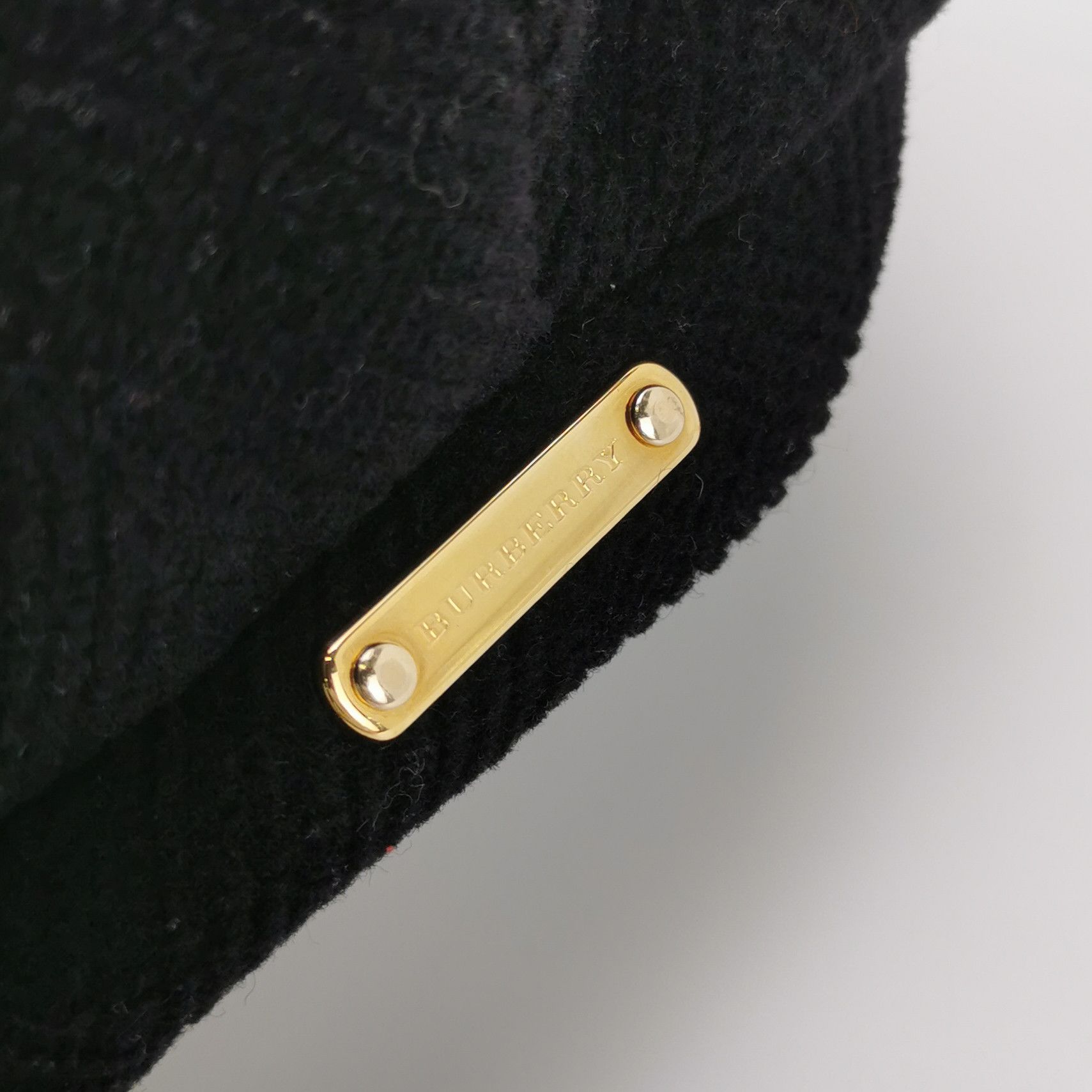 Burberry Burberry Wool Logo Plaque Newsboy Hat Size S Size ONE SIZE - 4 Thumbnail
