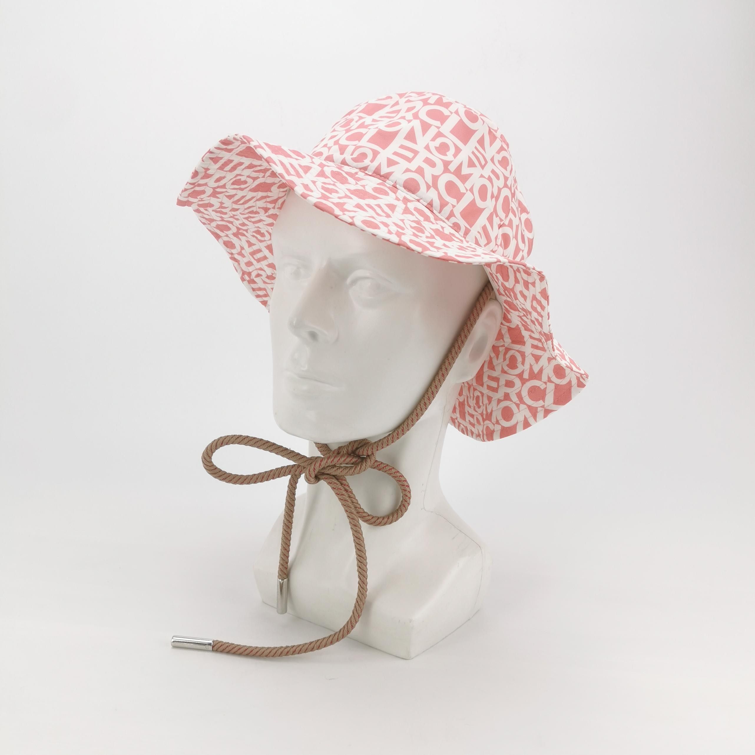 Moncler Moncler All-over Logo Bucket Hat Size M Size ONE SIZE - 2 Thumbnail
