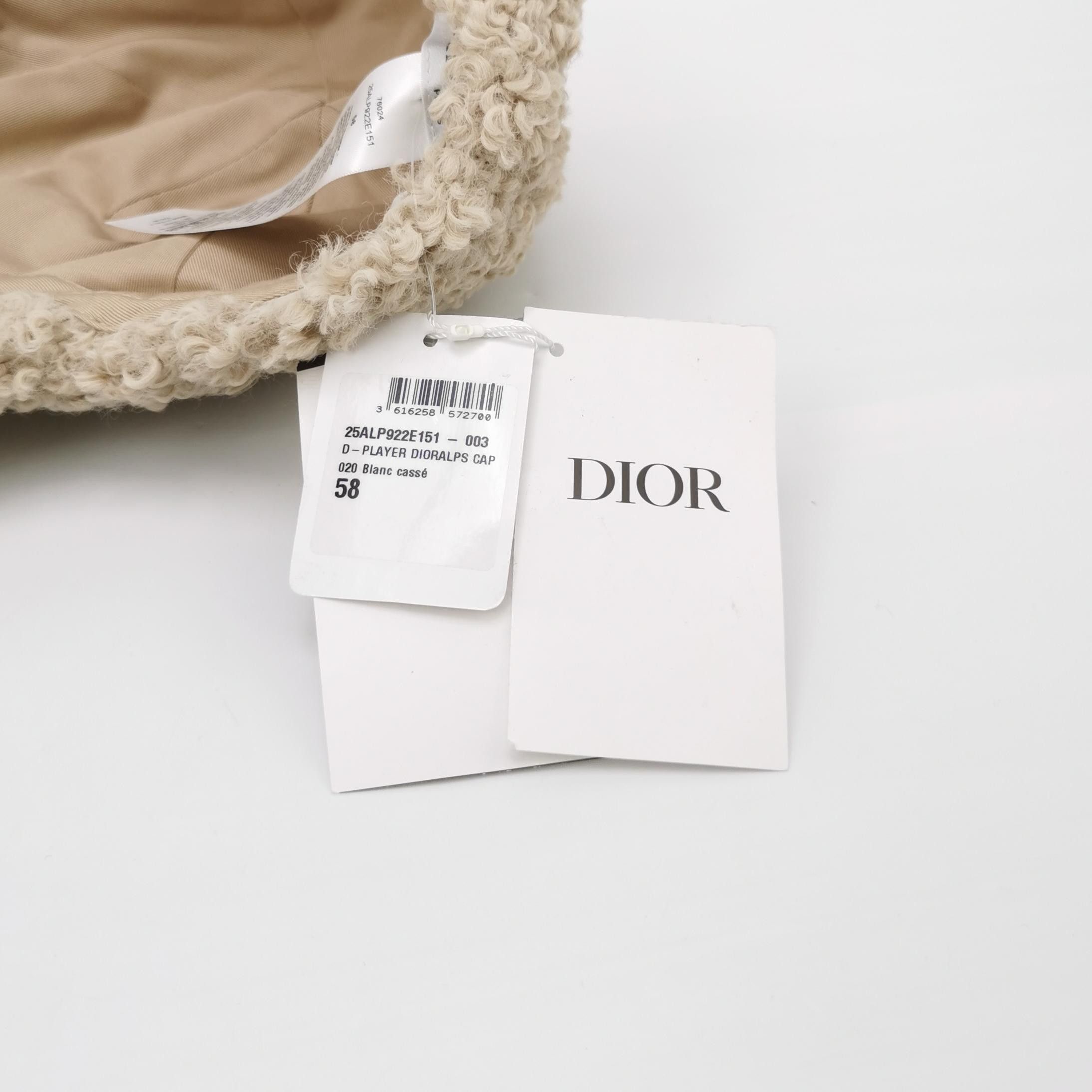 Dior Dior D-Player DiorAlps Textured Baseball Cap Size 58 Size ONE SIZE - 6 Thumbnail