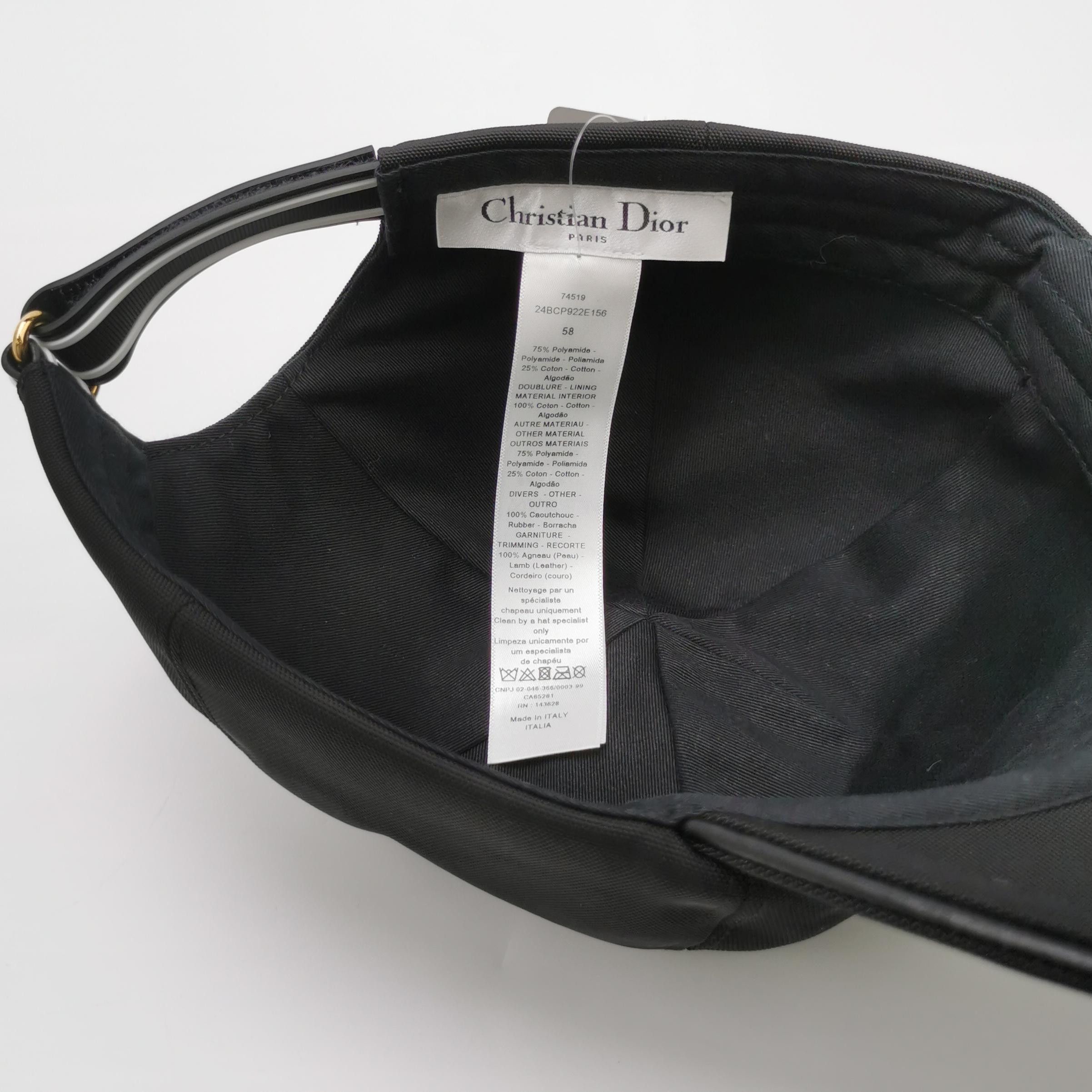 Dior Dior D-Player Star Logo Cap Size 58 Size ONE SIZE - 5 Thumbnail