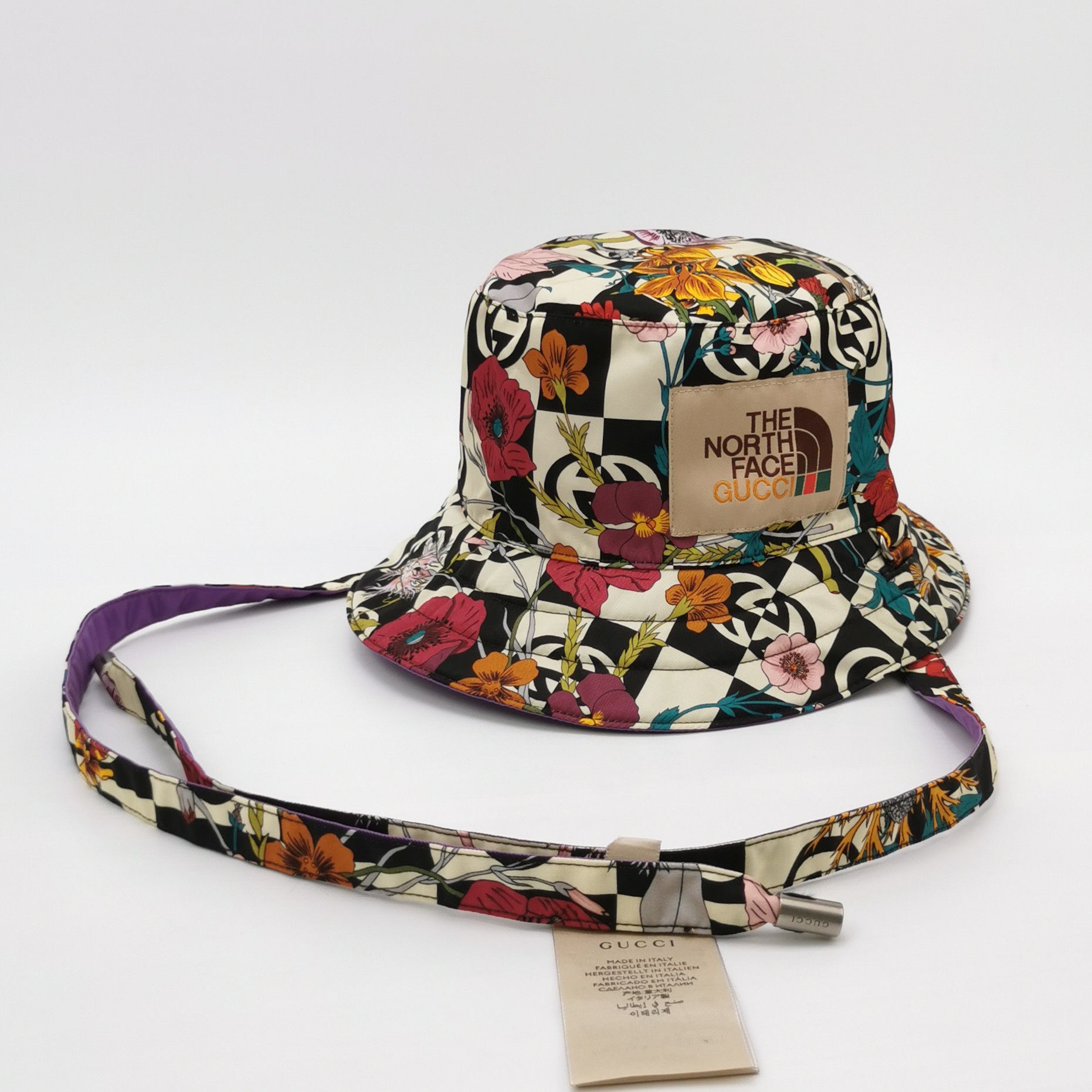 Gucci × The North Face Gucci x The North Face Reversible Bucket Hat L Size ONE SIZE - 6 Thumbnail