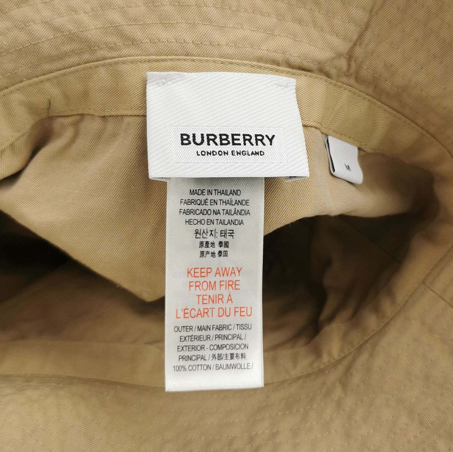 Burberry Burberry Vintage Check Bucket Hat Size M Size ONE SIZE - 3 Thumbnail