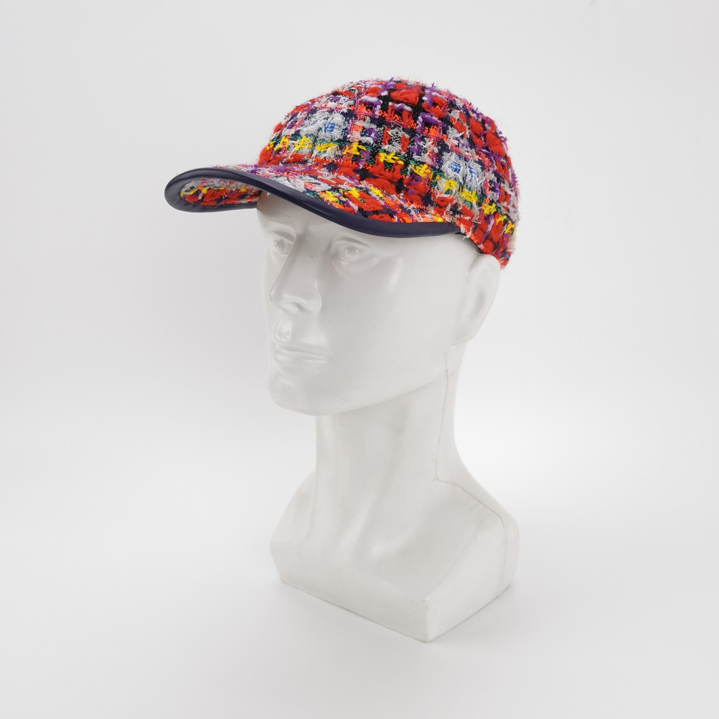 Gucci Gucci Multicolor Tweed Baseball Cap One Size Size ONE SIZE - 2 Thumbnail