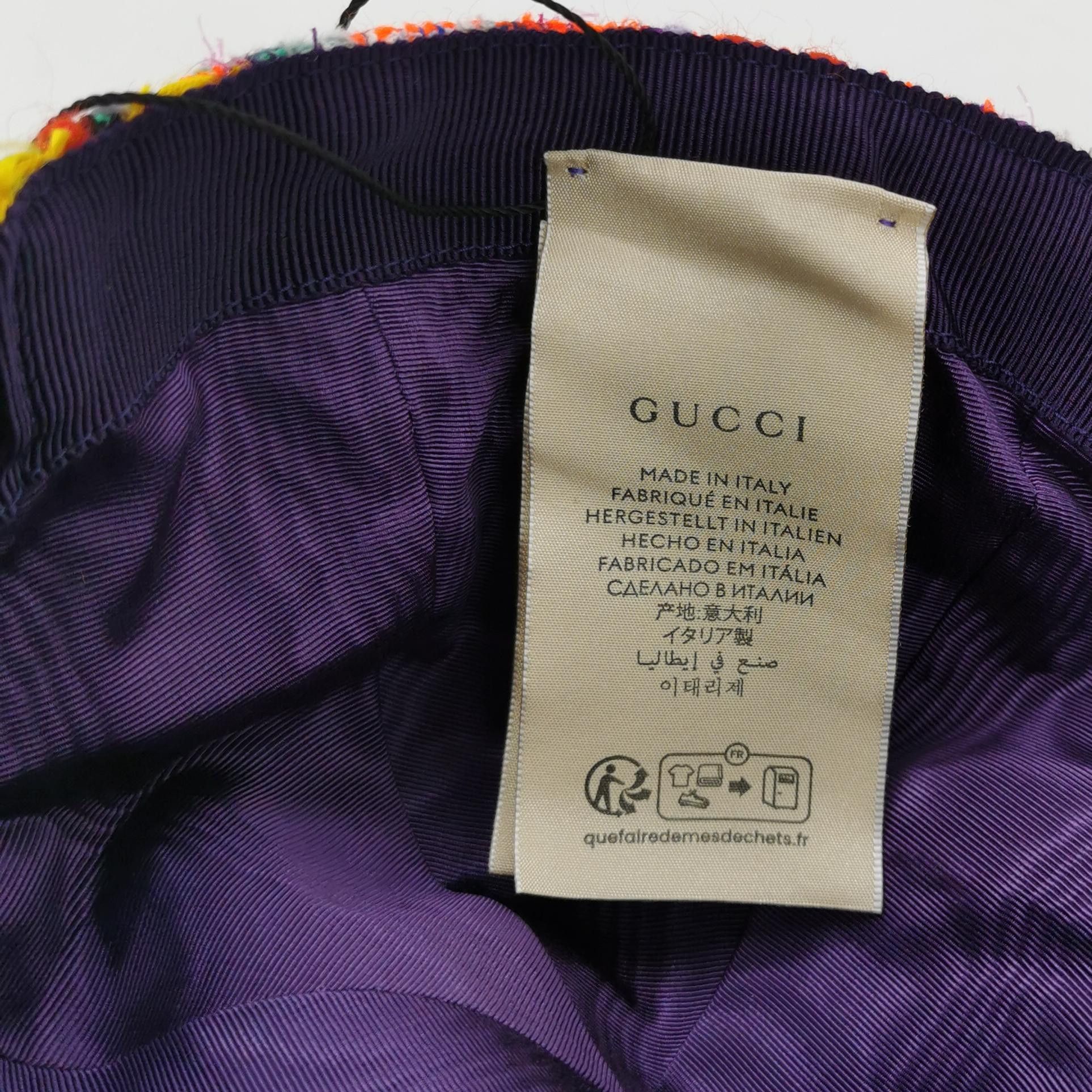 Gucci Gucci Multicolor Tweed Baseball Cap One Size Size ONE SIZE - 7 Thumbnail