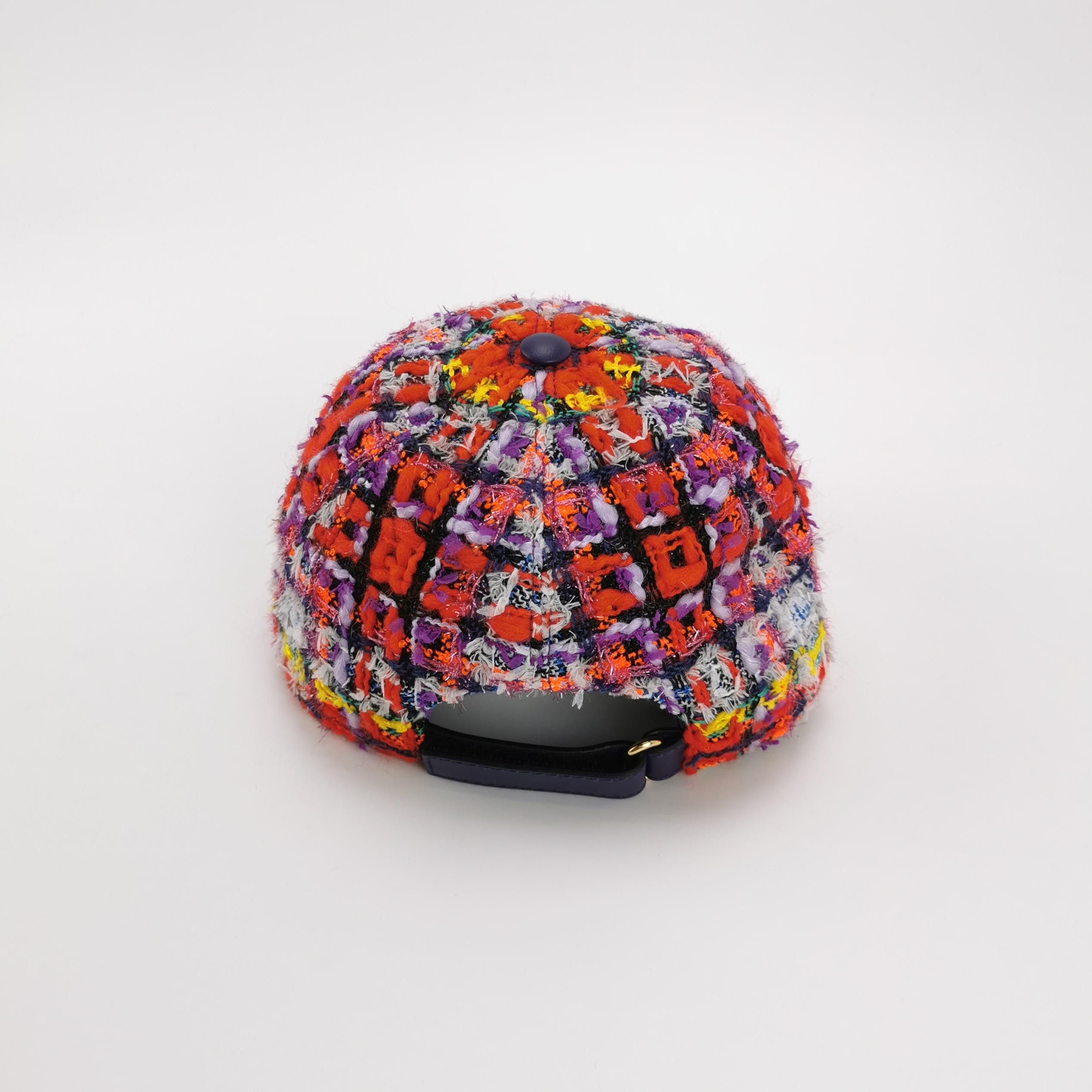 Gucci Gucci Multicolor Tweed Baseball Cap One Size Size ONE SIZE - 3 Thumbnail