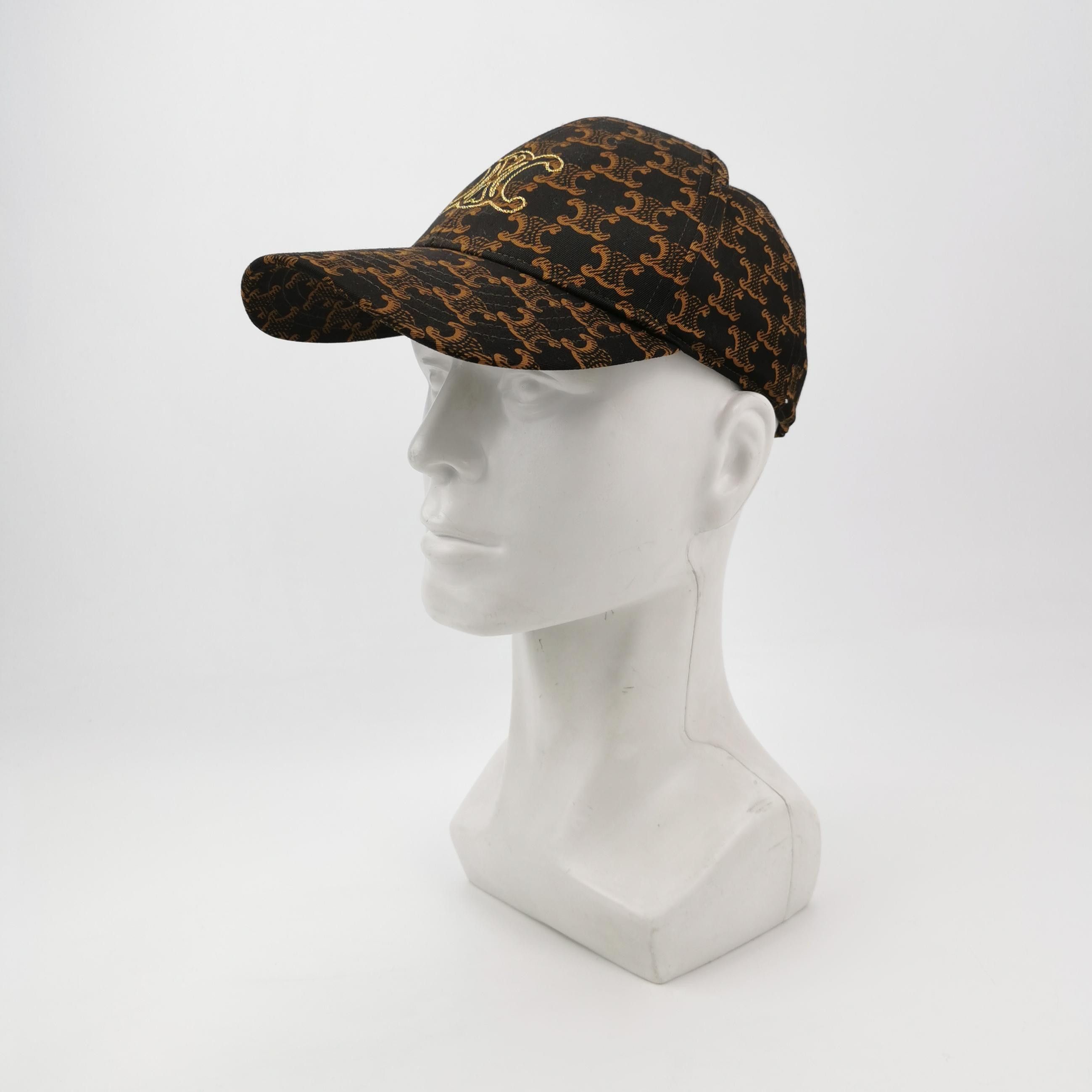 Celine Celine Triomphe Logo Baseball Cap Size ONE SIZE - 2 Thumbnail