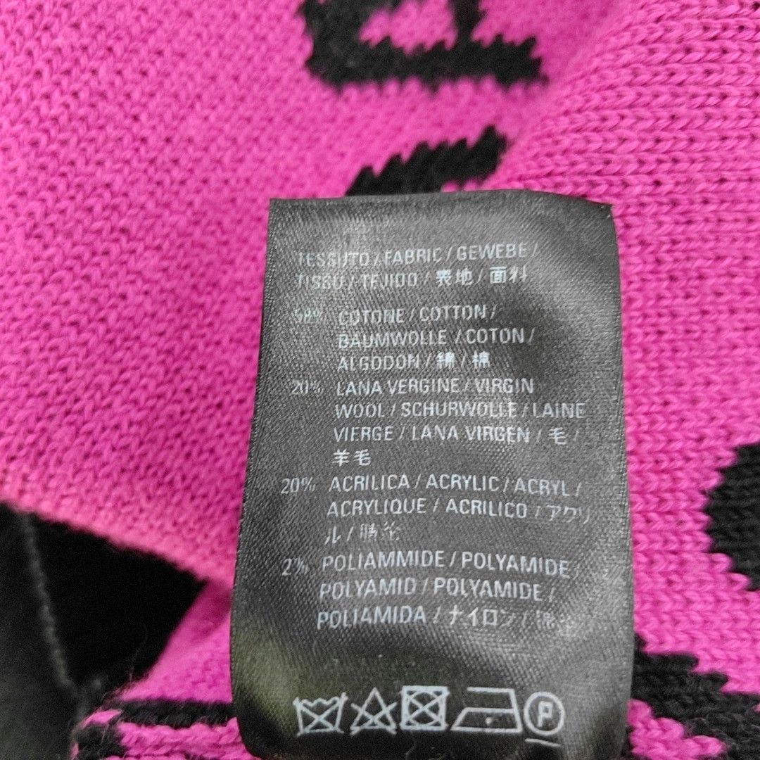 Balenciaga Balenciaga Pink Logo Knit Sweater Size M Size US M / EU 48-50 / 2 - 4 Thumbnail