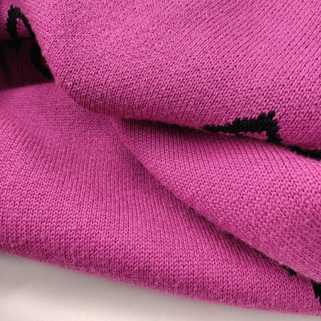 Balenciaga Balenciaga Pink Logo Knit Sweater Size M Size US M / EU 48-50 / 2 - 7 Thumbnail