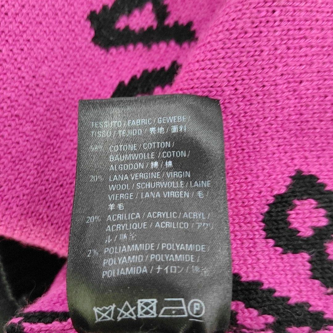 Balenciaga Balenciaga Pink Logo Knit Sweater Size M Size US M / EU 48-50 / 2 - 3 Thumbnail