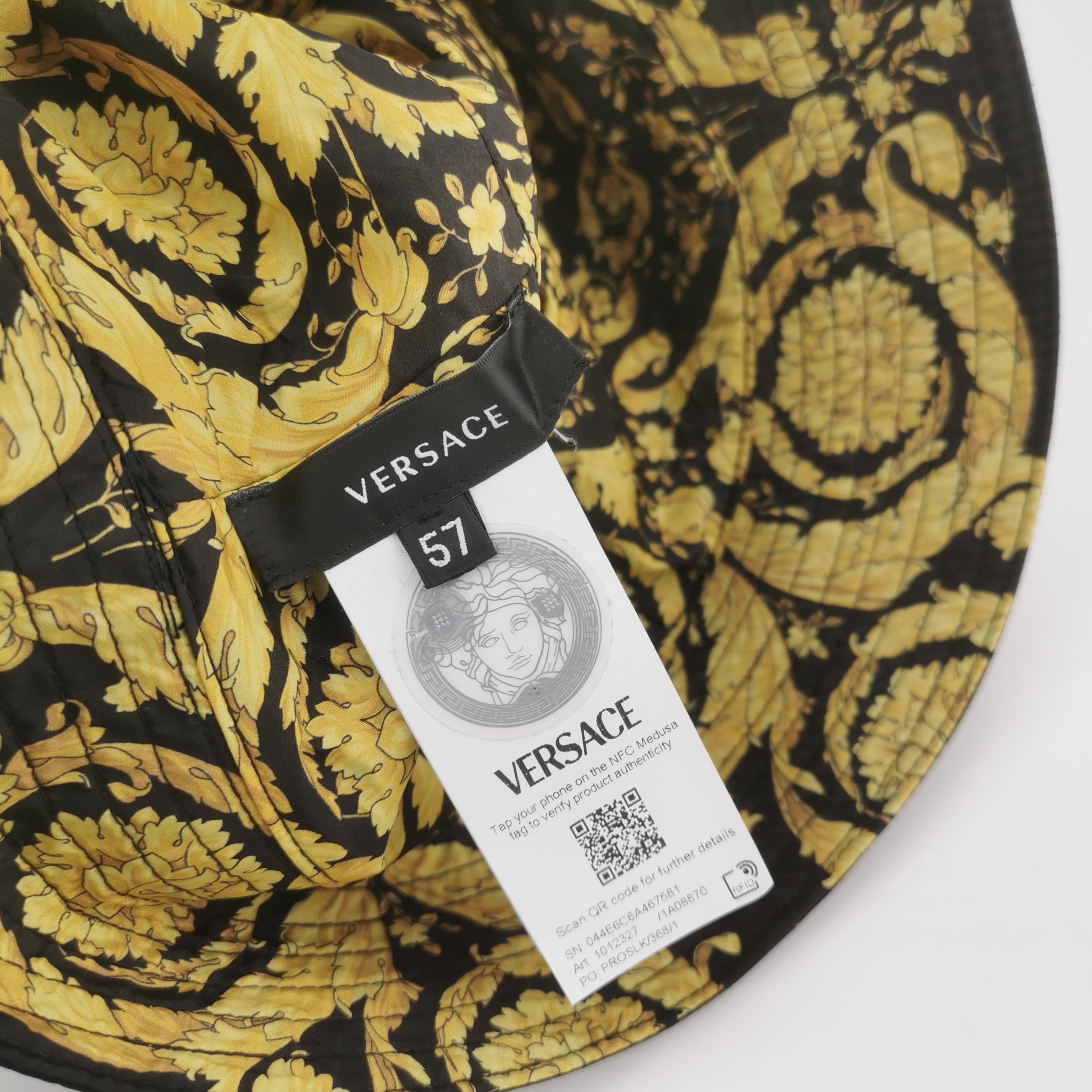 Versace Versace Reversible Logo Bucket Hat Size 57 Size ONE SIZE - 5 Thumbnail