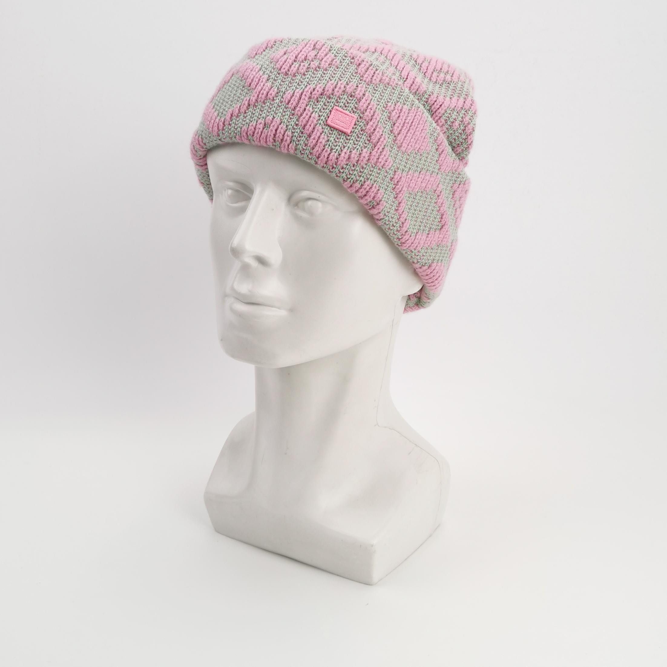 Acne Studios Acne Studios Jacquard Face Beanie One Size Size ONE SIZE - 2 Thumbnail