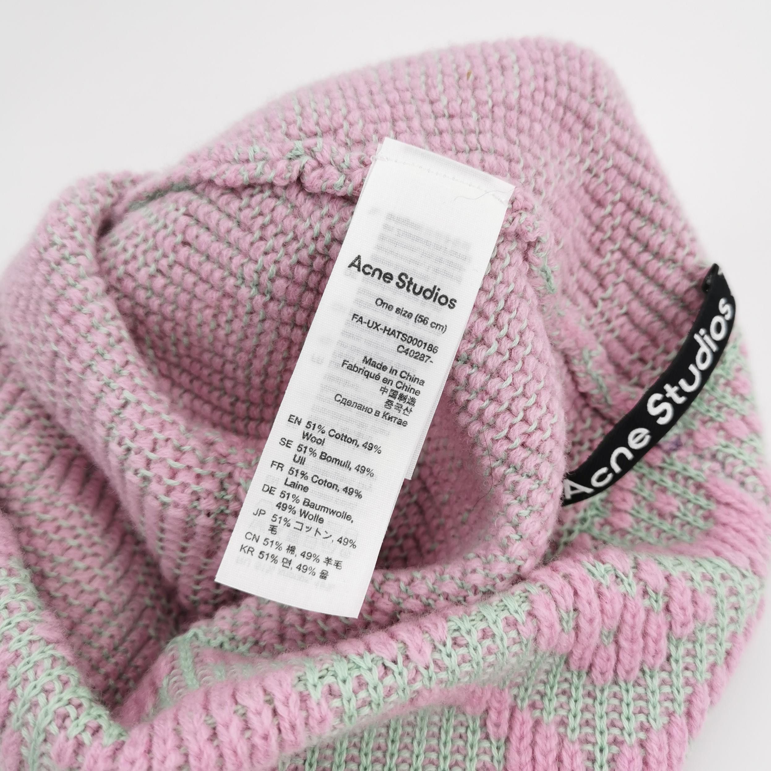 Acne Studios Acne Studios Jacquard Face Beanie One Size Size ONE SIZE - 6 Thumbnail