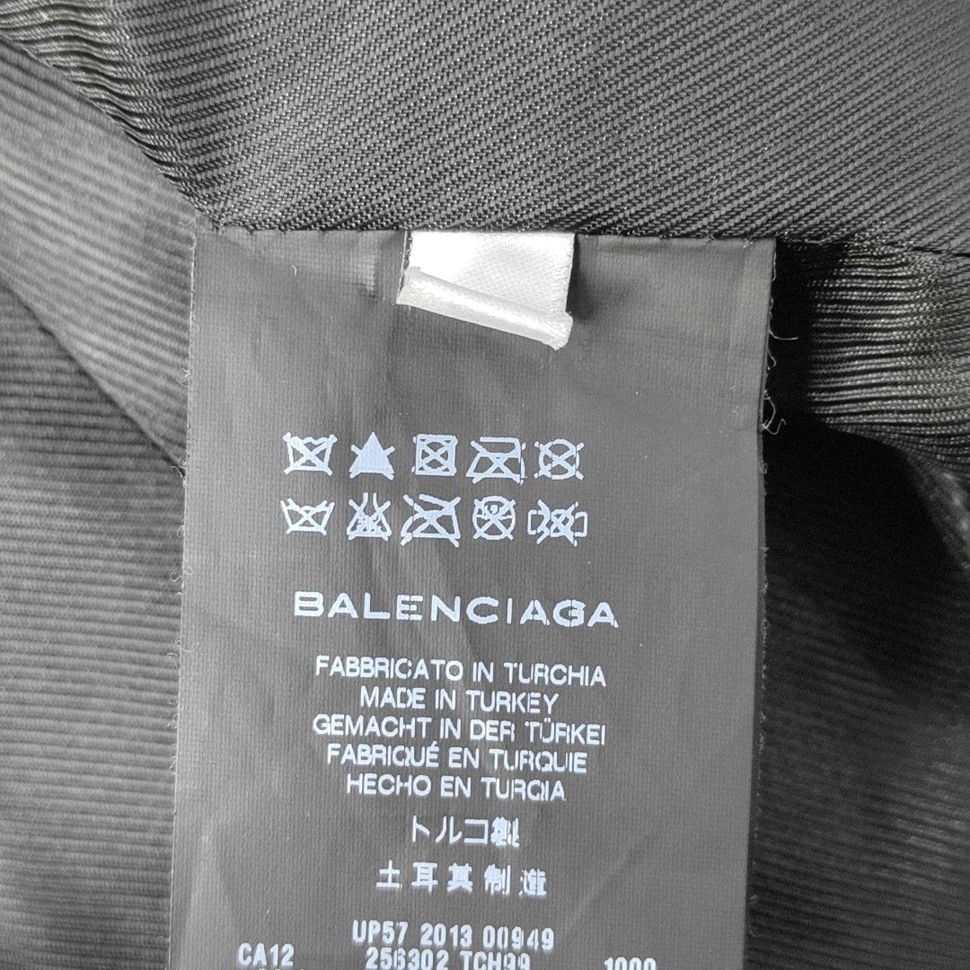Balenciaga Balenciaga Black Leather Biker Jacket S Size XS / US 0-2 / IT 36-38 - 4 Thumbnail