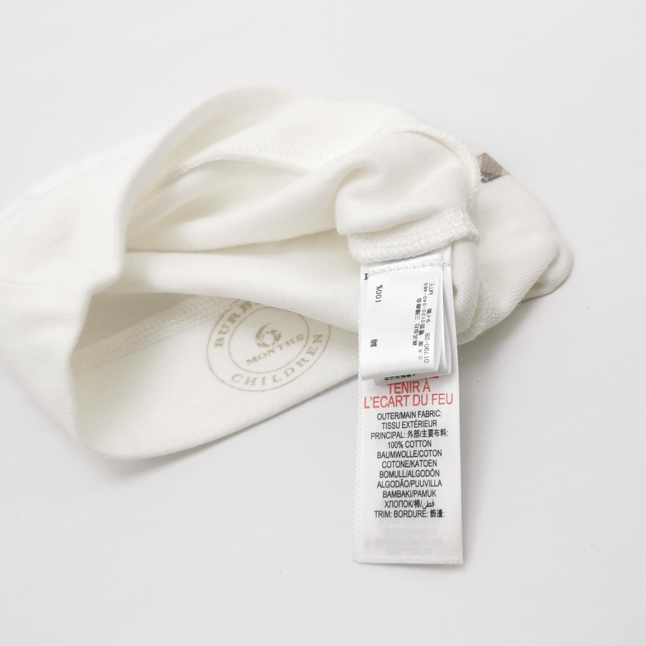 Burberry Burberry Check Trim Baby Beanie 6 Months Size ONE SIZE - 4 Thumbnail