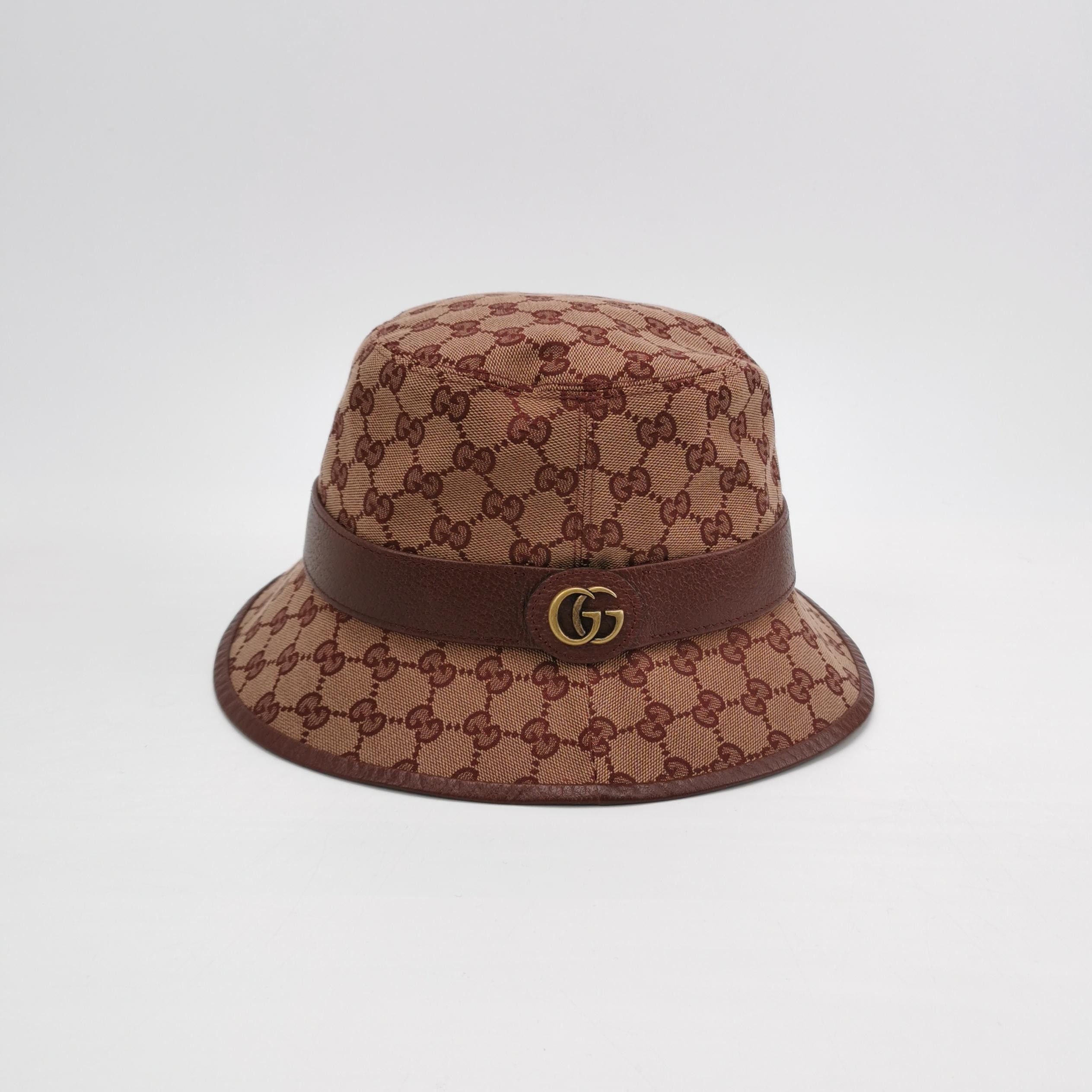 Gucci Gucci GG Monogram Bucket Hat Size M Size ONE SIZE - 6 Thumbnail