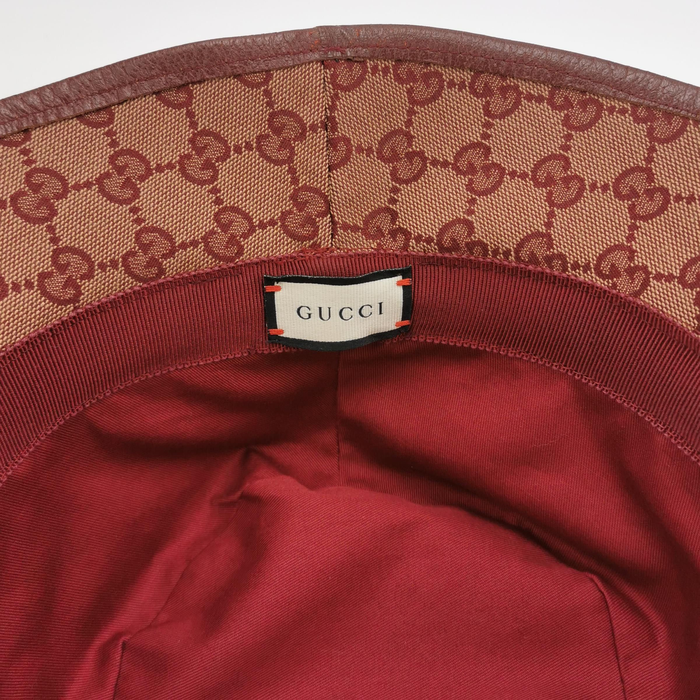 Gucci Gucci GG Monogram Bucket Hat Size M Size ONE SIZE - 4 Thumbnail