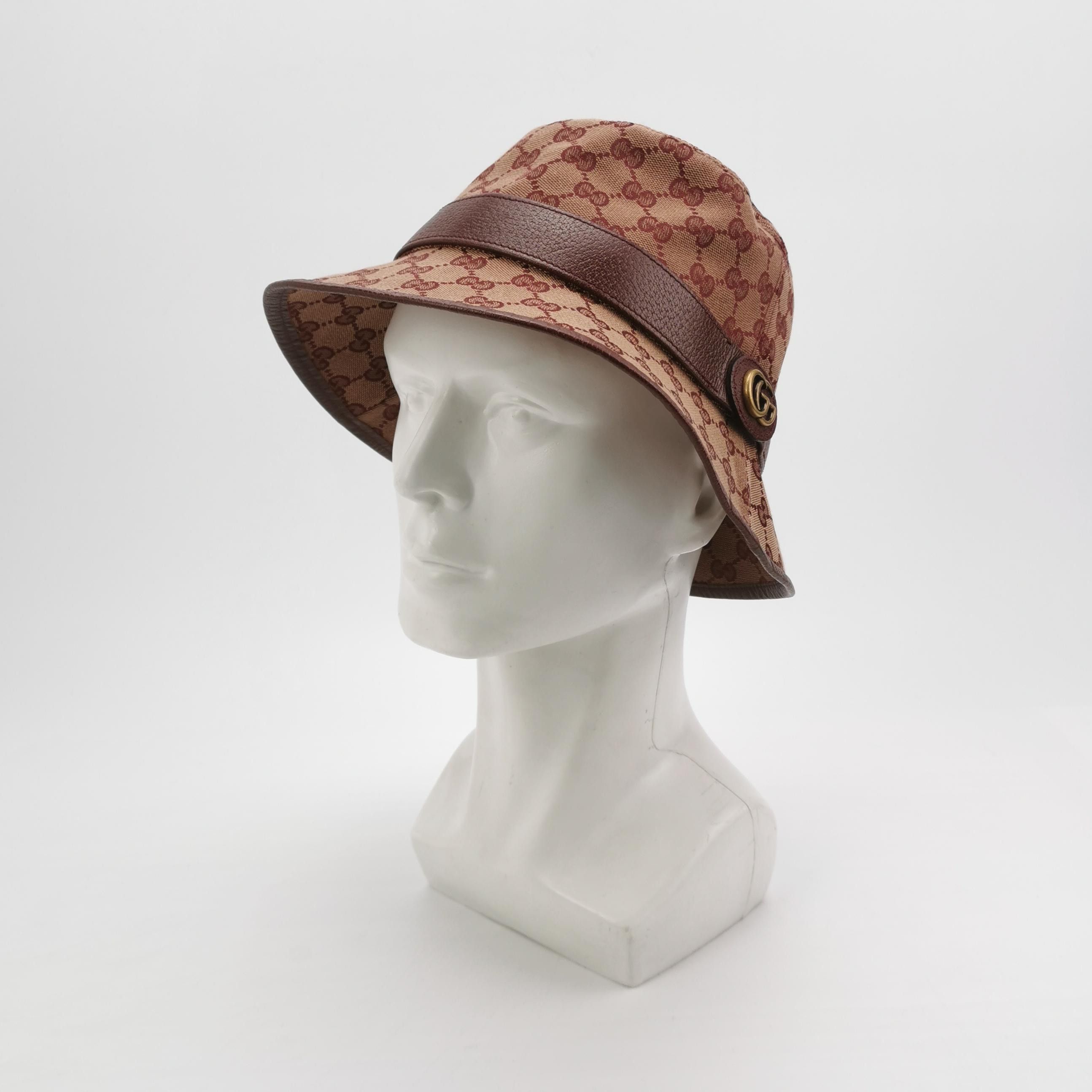 Gucci Gucci GG Monogram Bucket Hat Size M Size ONE SIZE - 2 Thumbnail