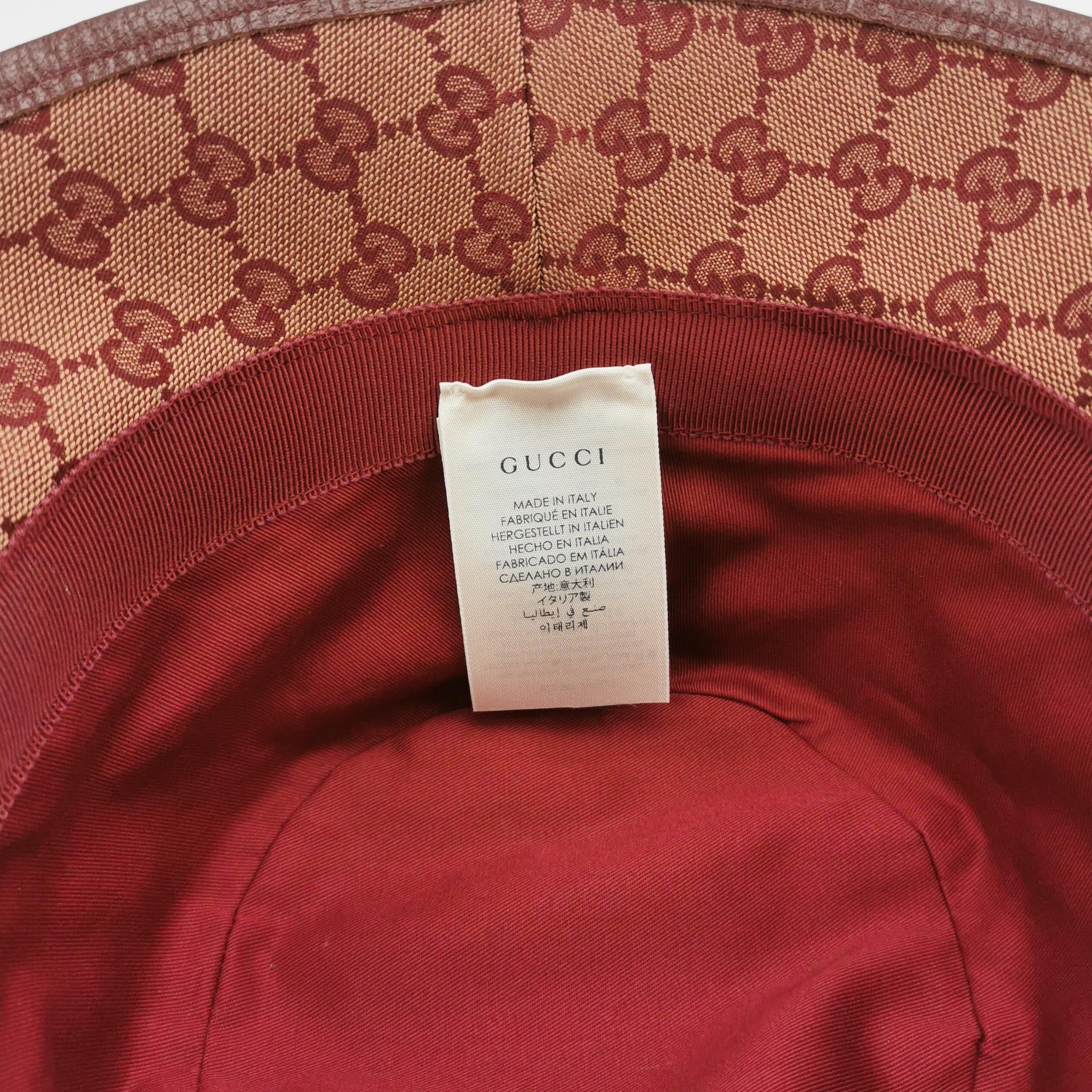 Gucci Gucci GG Monogram Bucket Hat Size M Size ONE SIZE - 5 Thumbnail
