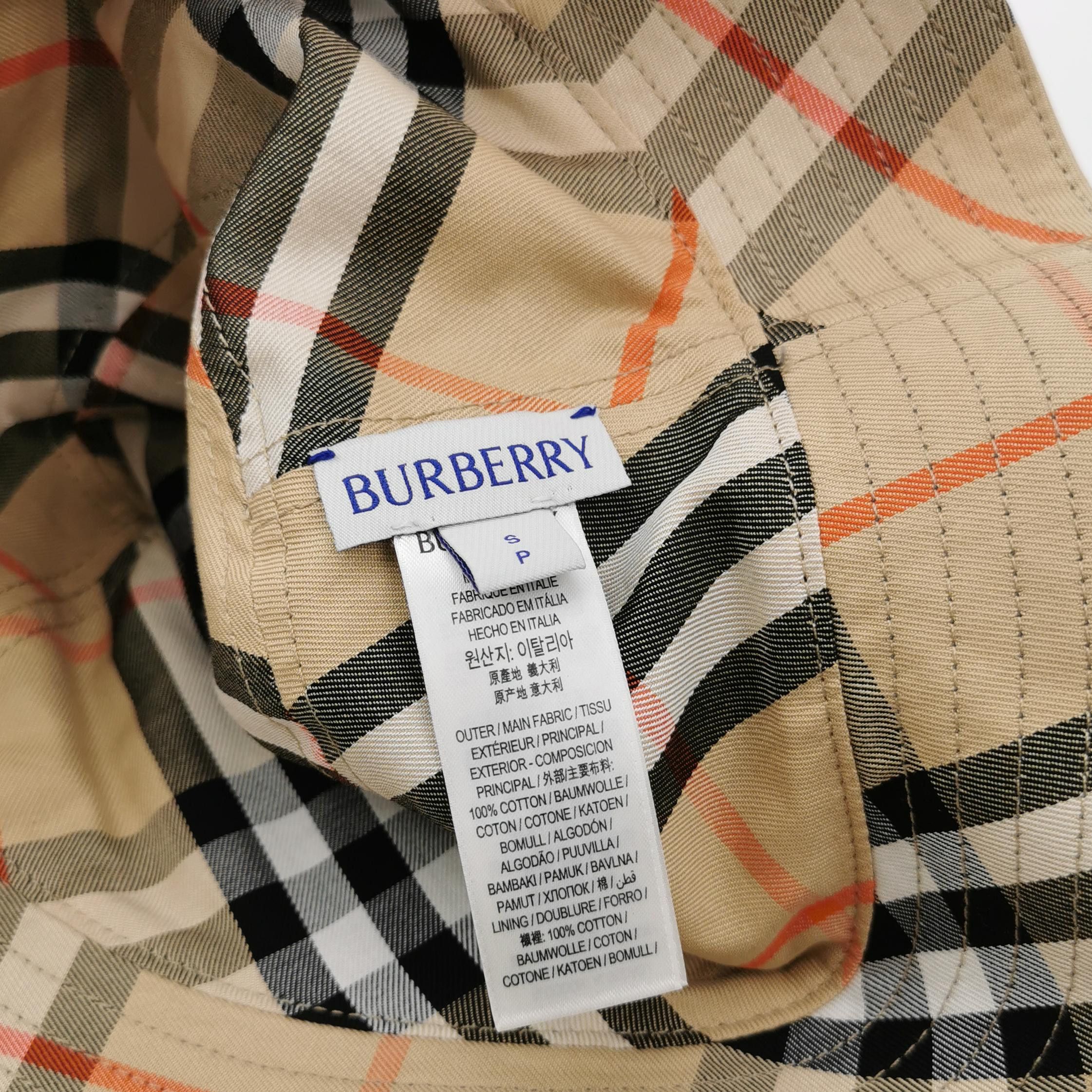 Burberry Burberry Reversible Check Bucket Hat Size S Size ONE SIZE - 5 Thumbnail