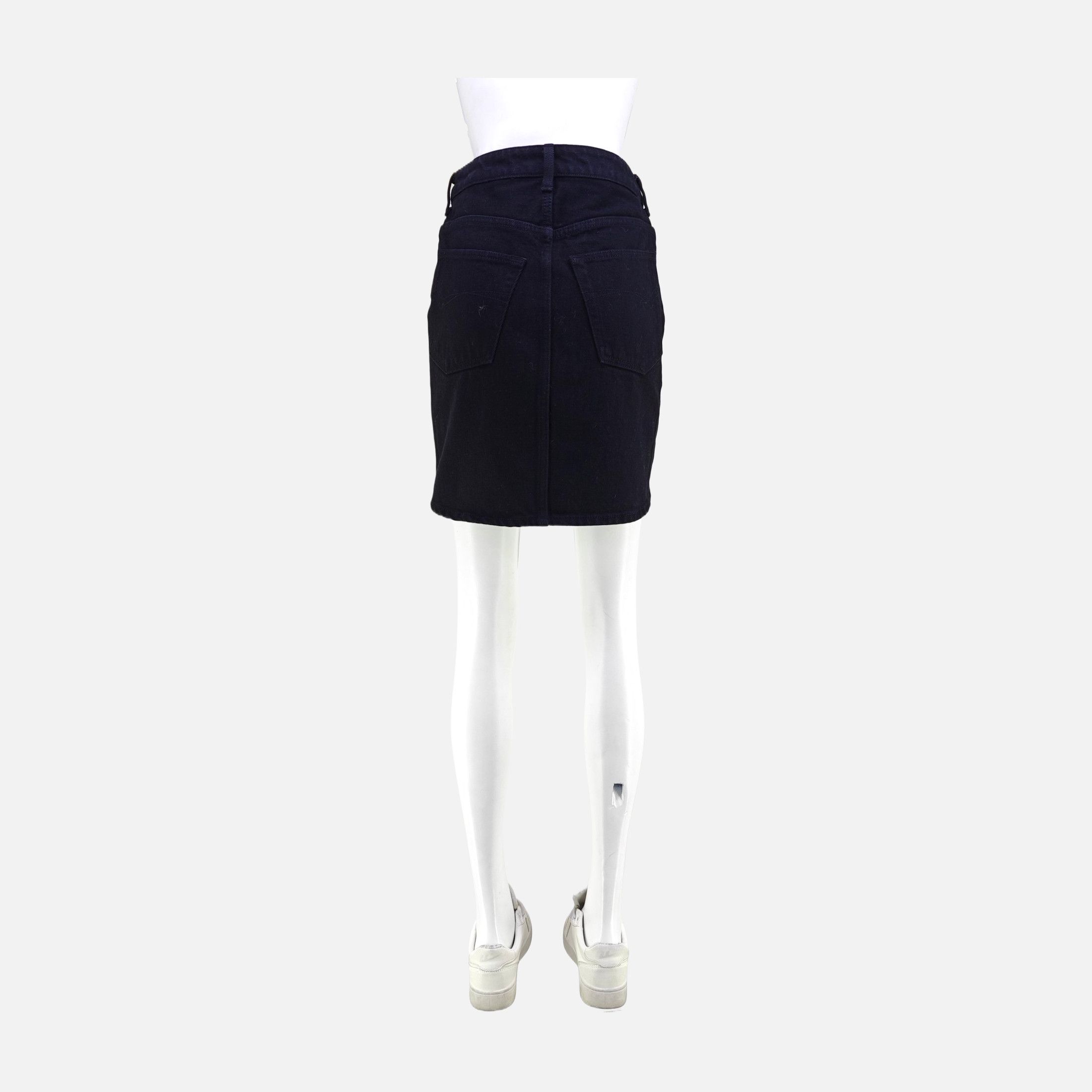 Balenciaga BALENCIAGA Black Cotton Skirt Size 34 Size 25" / US 0 / IT 36 - 2 Thumbnail