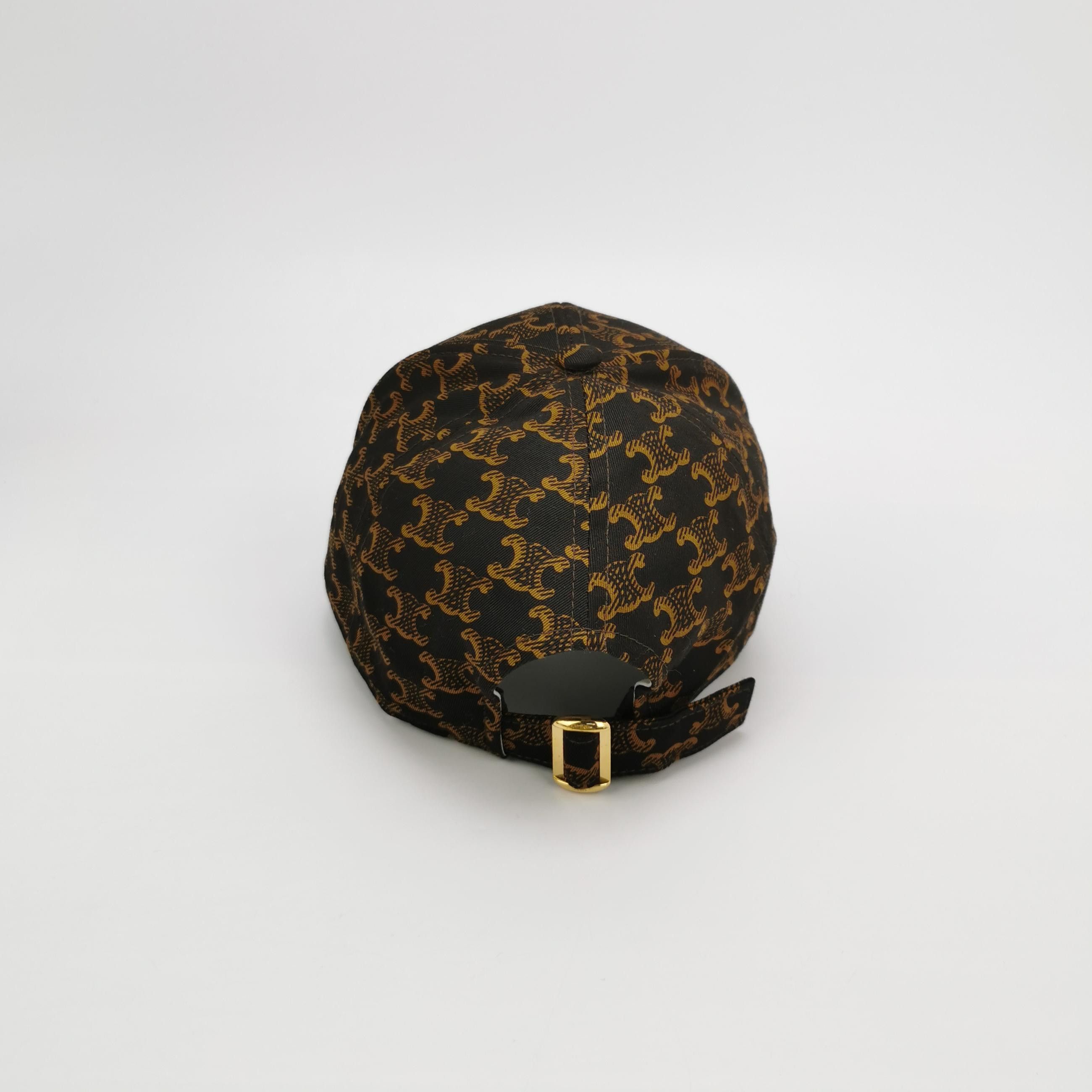Celine Celine Triomphe Logo Baseball Cap Size S Size ONE SIZE - 3 Thumbnail