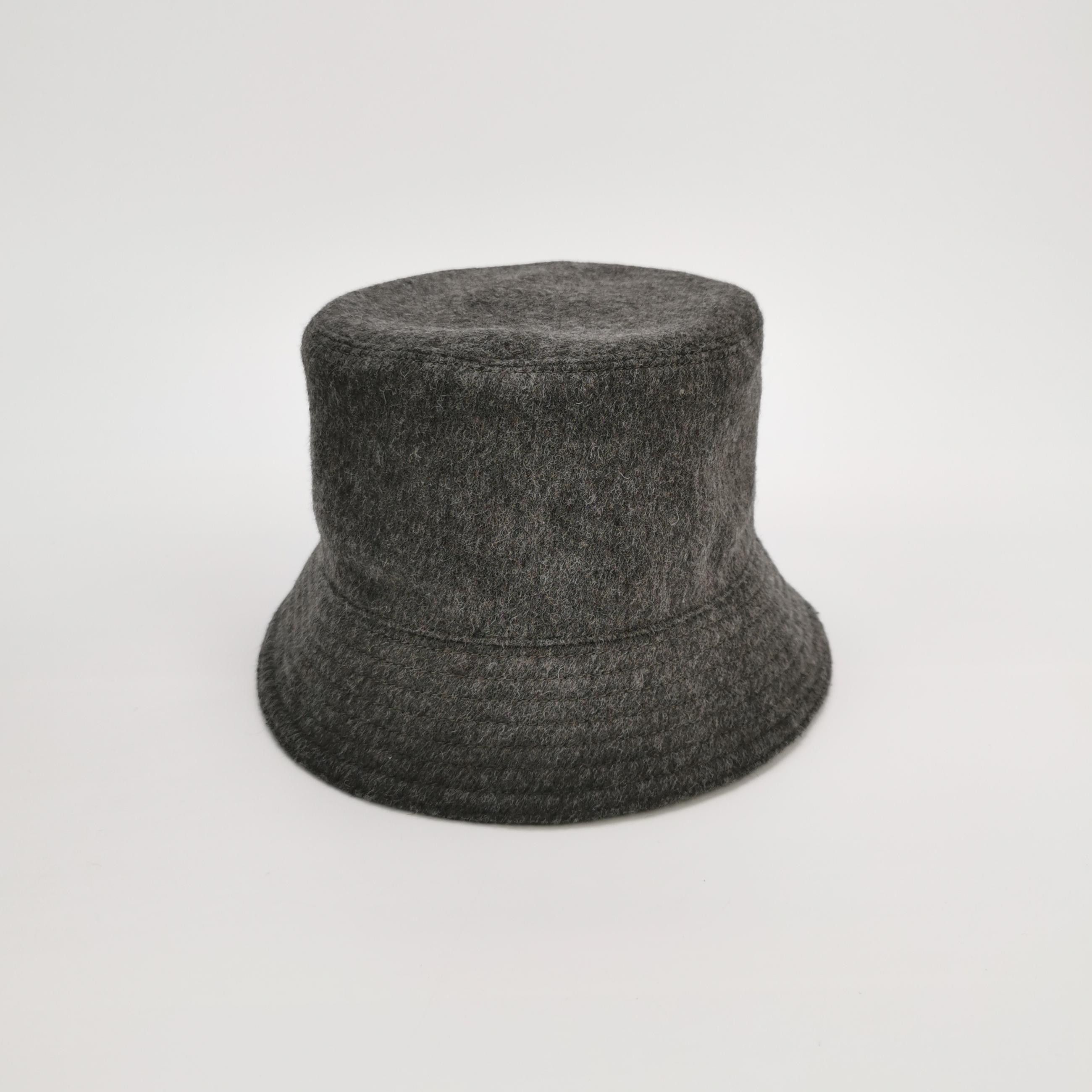 Prada Prada Loden Wool Bucket Hat Size S Size ONE SIZE - 3 Thumbnail