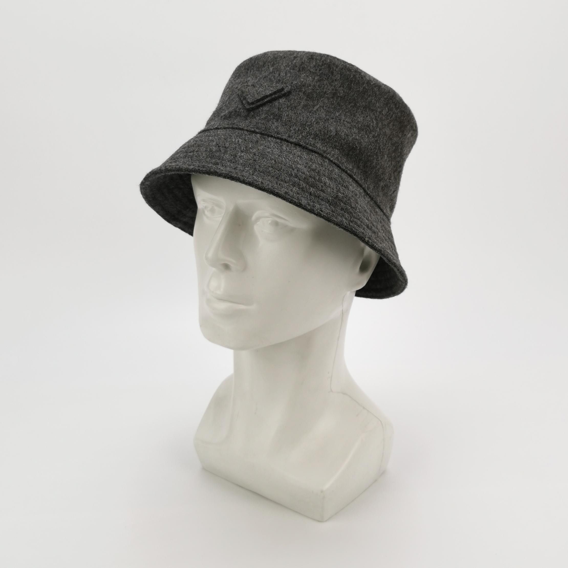 Prada Prada Loden Wool Bucket Hat Size S Size ONE SIZE - 2 Thumbnail