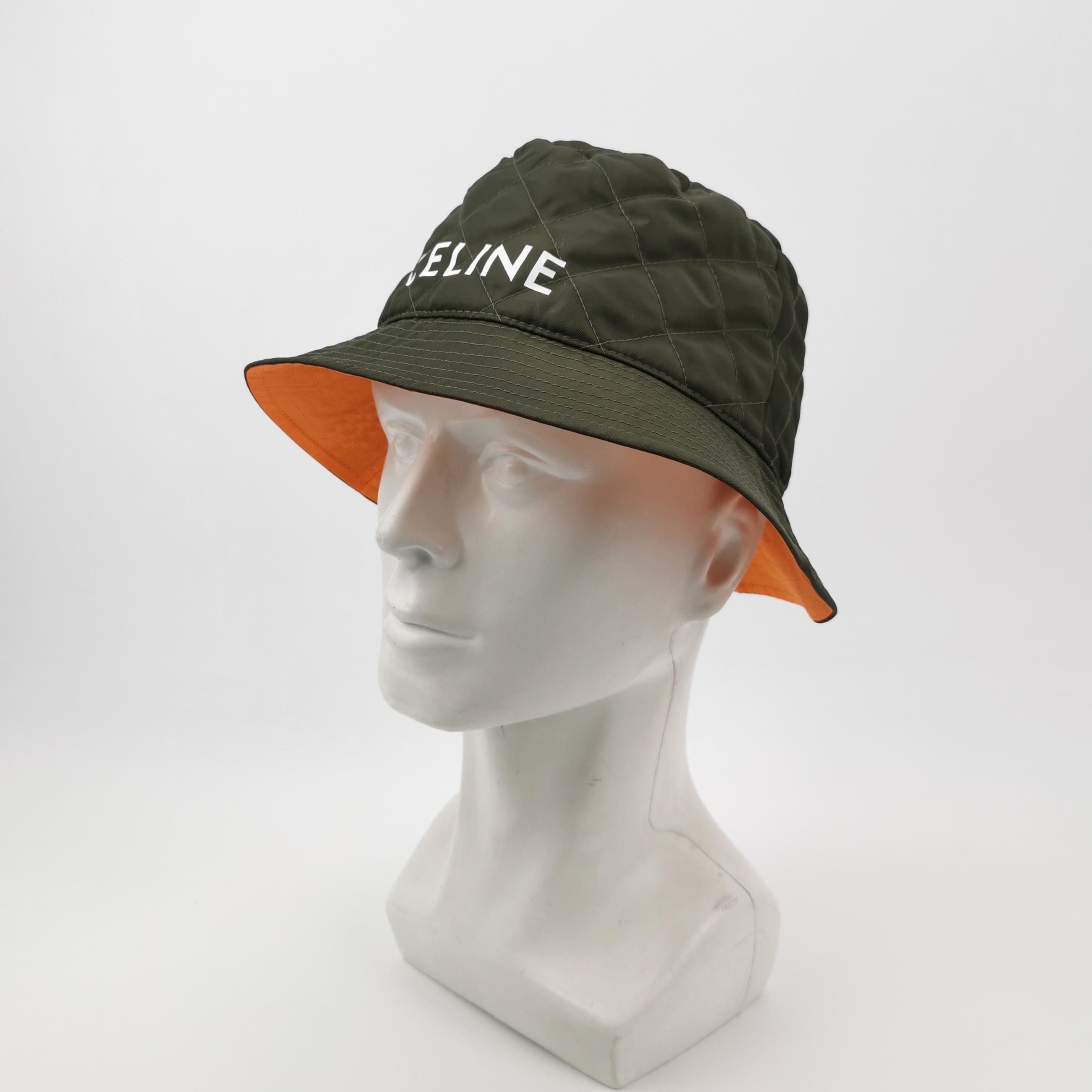 Celine Celine Quilted Logo Bucket Hat Size M Size ONE SIZE - 2 Thumbnail