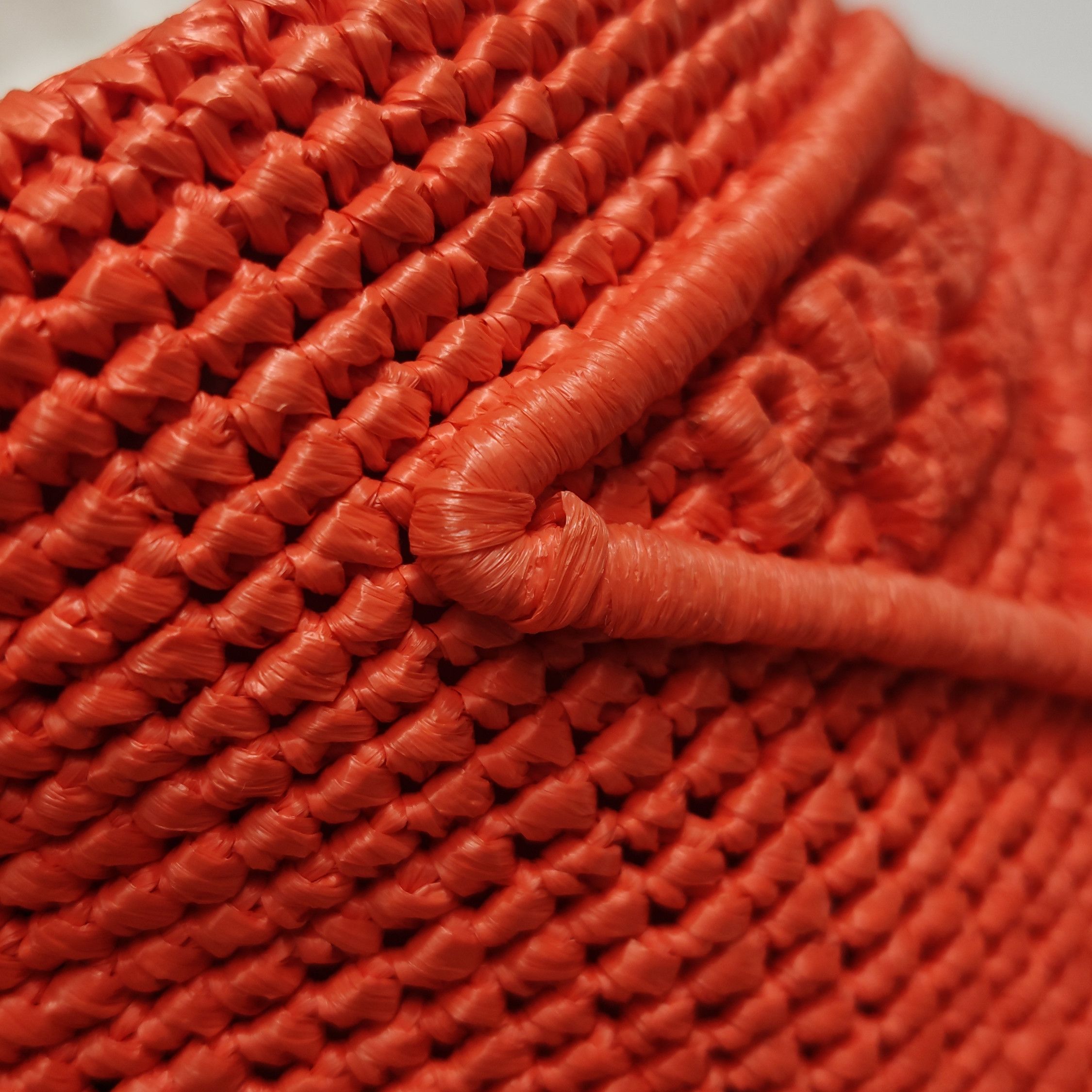 Prada Prada Orange Woven Logo Bucket Hat Size M Size ONE SIZE - 8 Thumbnail