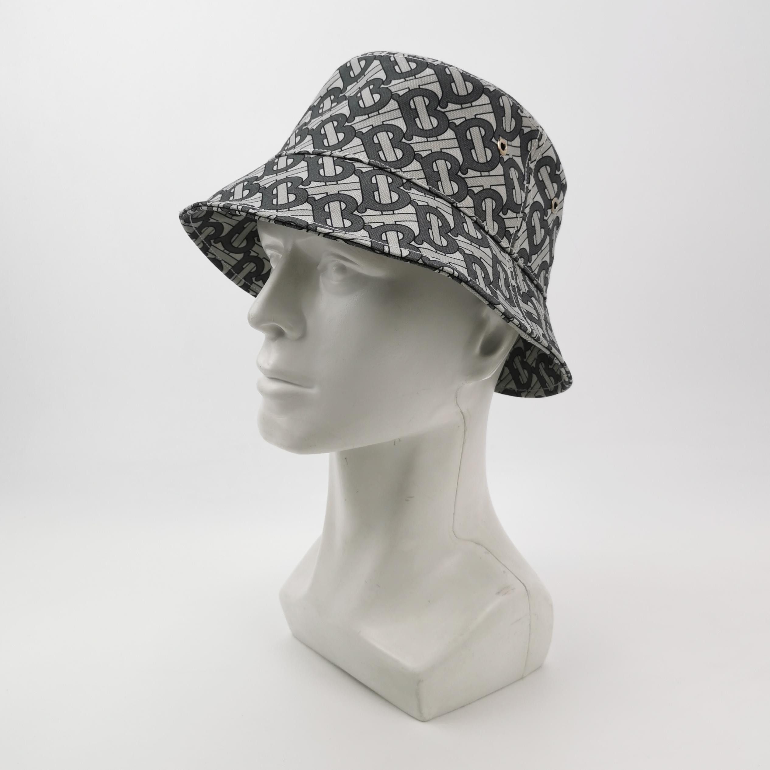 Burberry Burberry TB Monogram Bucket Hat Size M Size ONE SIZE - 2 Thumbnail