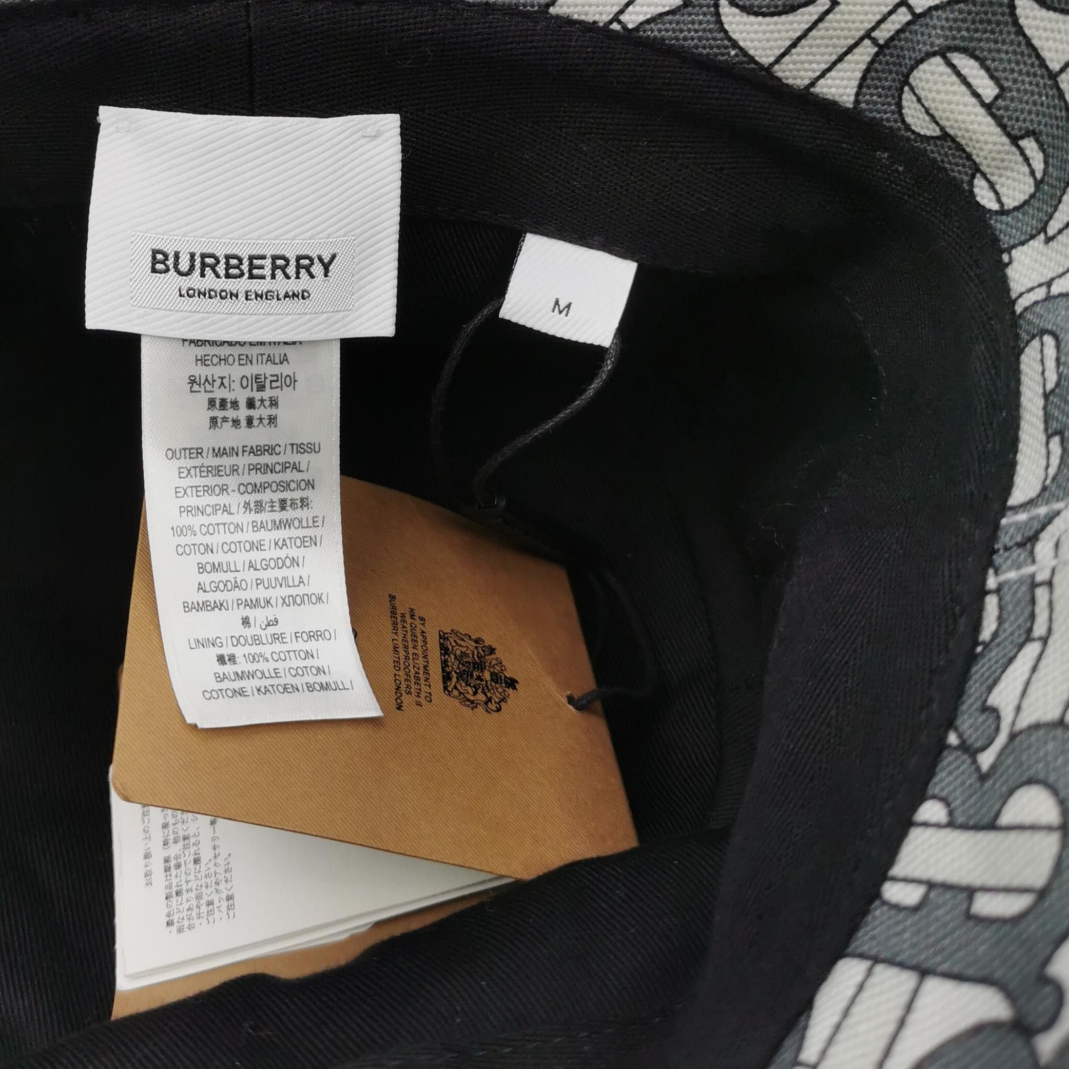 Burberry Burberry TB Monogram Bucket Hat Size M Size ONE SIZE - 4 Thumbnail