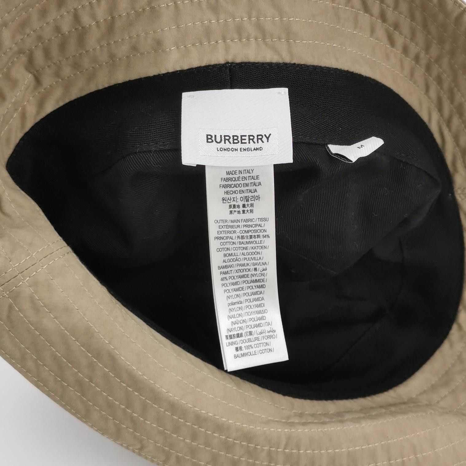Burberry Burberry Equestrian Knight Pattern Bucket Hat Size M Size ONE SIZE - 4 Thumbnail