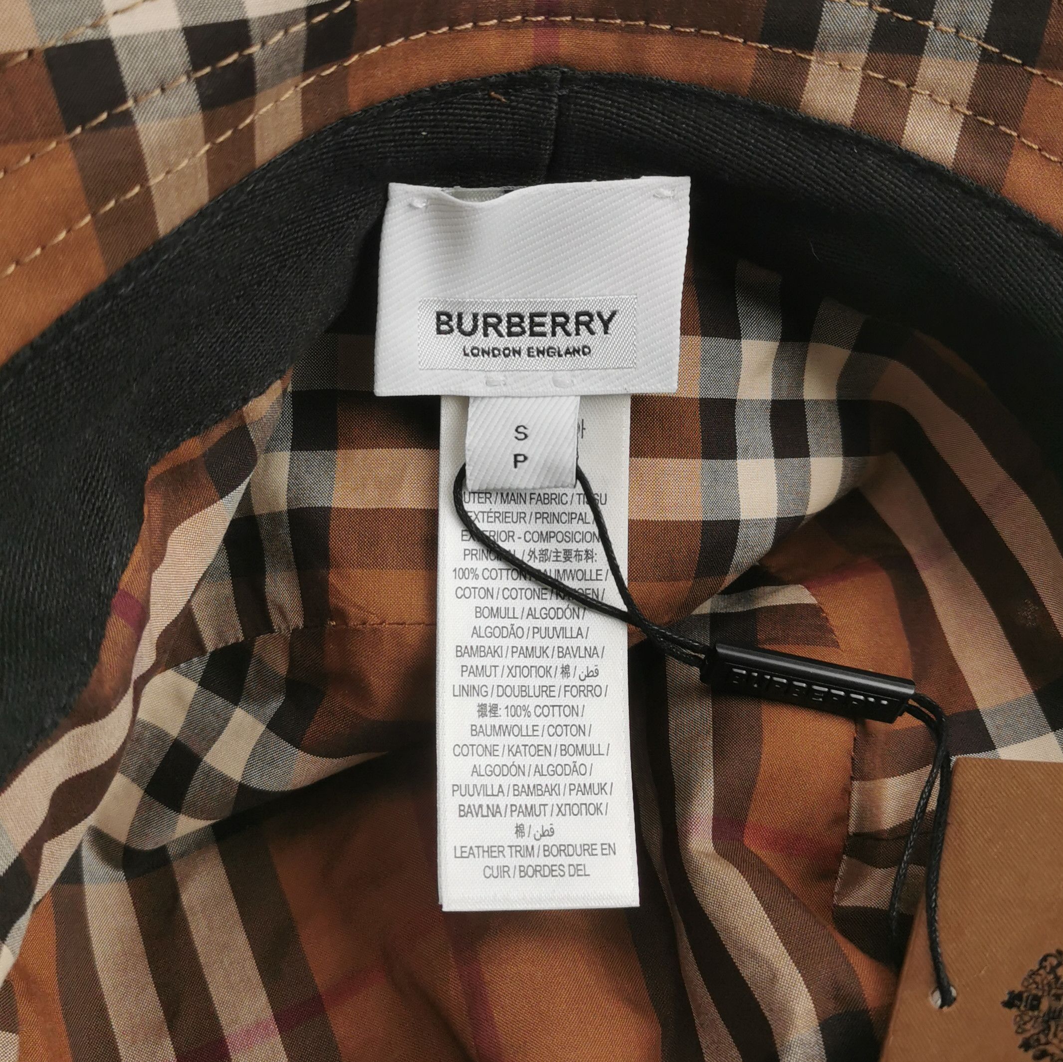 Burberry Burberry Check Lined Bucket Hat Size S Size ONE SIZE - 4 Thumbnail
