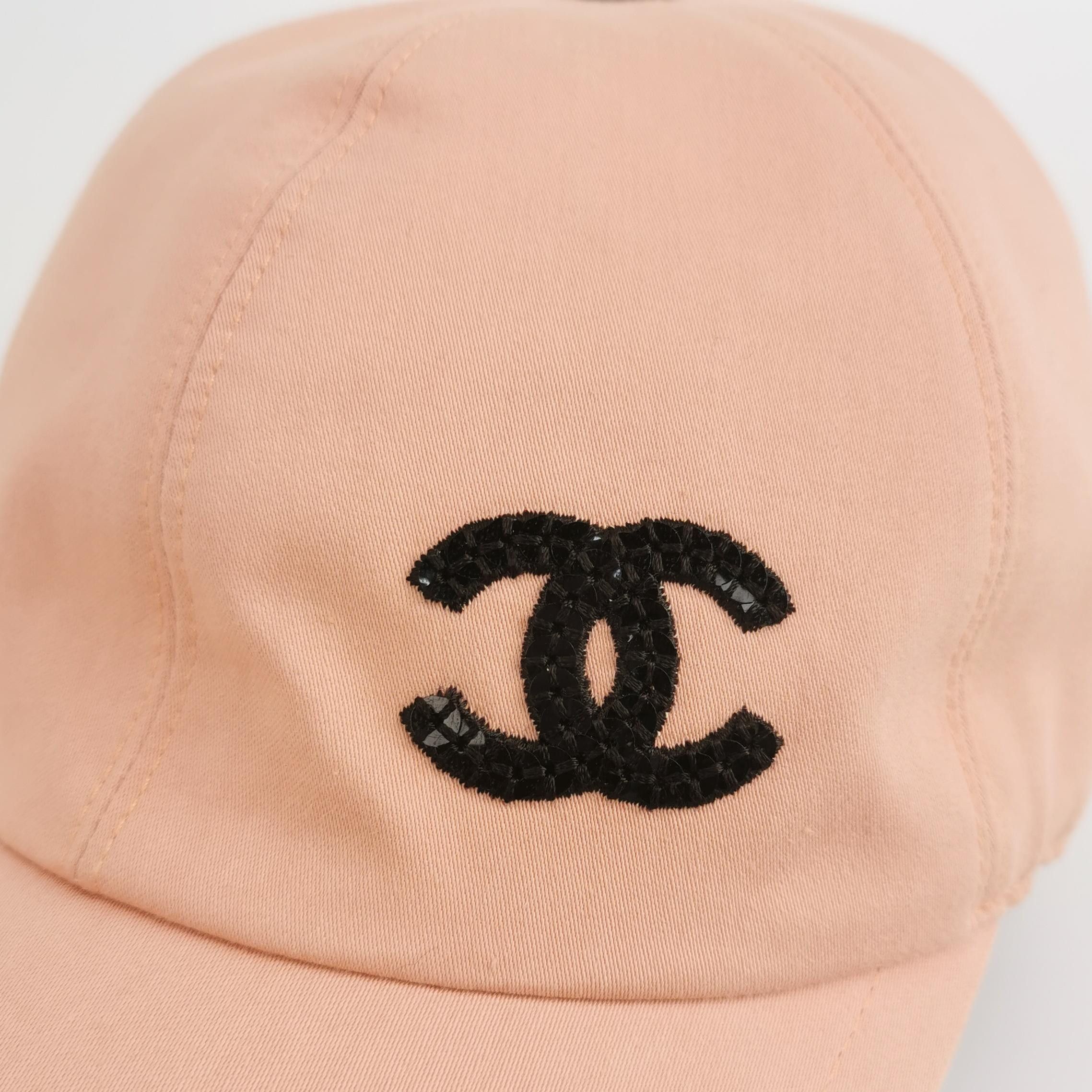 Chanel Chanel CC Logo Cotton Baseball Cap One Size Size ONE SIZE - 4 Thumbnail