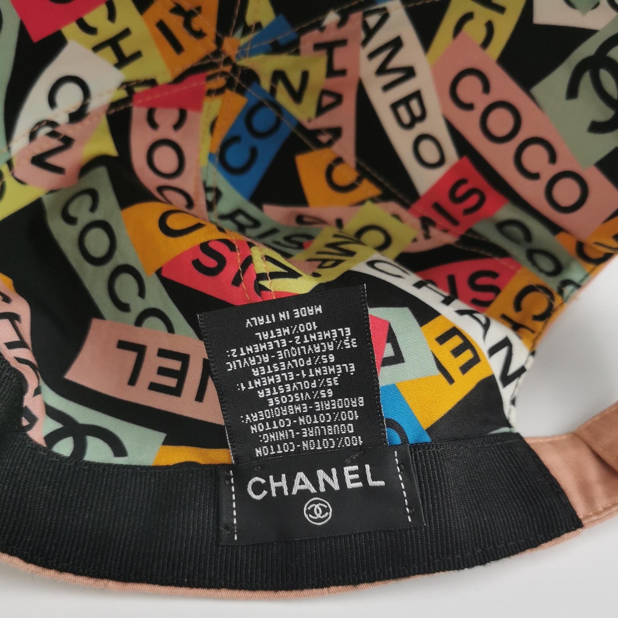 Chanel Chanel CC Logo Cotton Baseball Cap One Size Size ONE SIZE - 5 Thumbnail