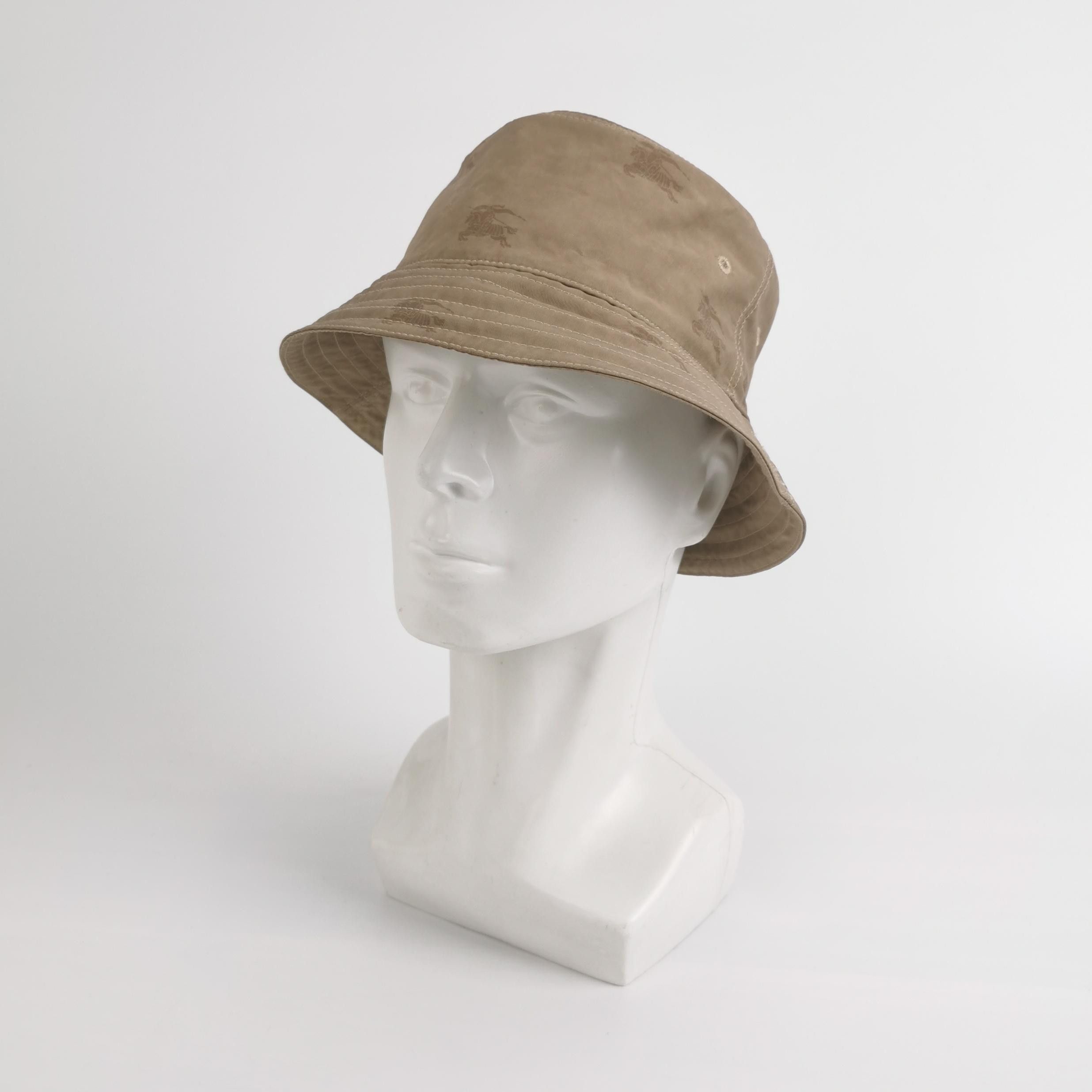 Burberry Burberry Equestrian Knight Bucket Hat Size S Size ONE SIZE - 2 Thumbnail