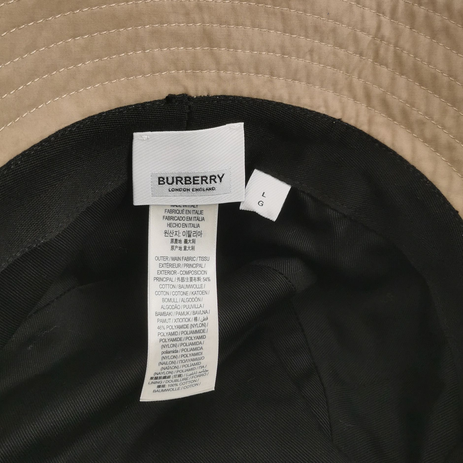 Burberry Burberry Equestrian Knight Bucket Hat Size L Size ONE SIZE - 4 Thumbnail