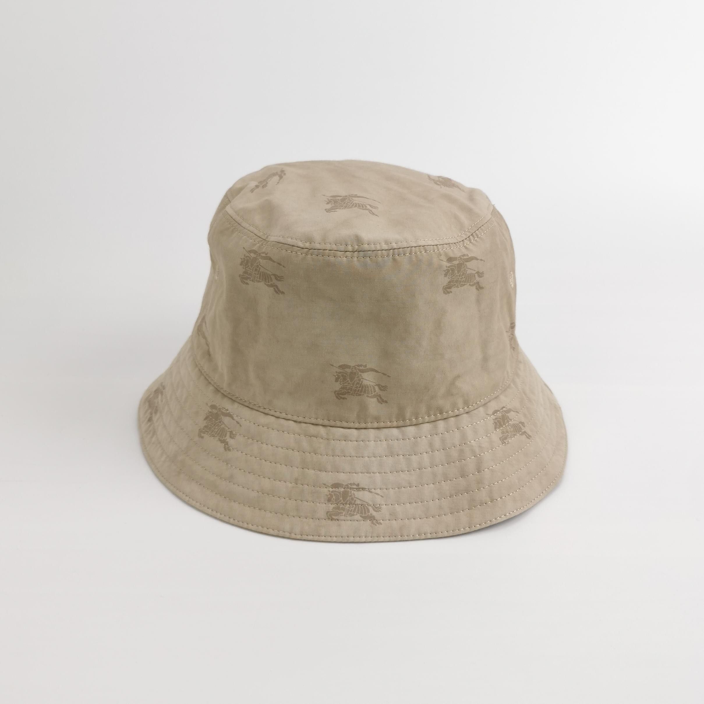 Burberry Burberry Equestrian Knight Bucket Hat Size L Size ONE SIZE - 3 Thumbnail
