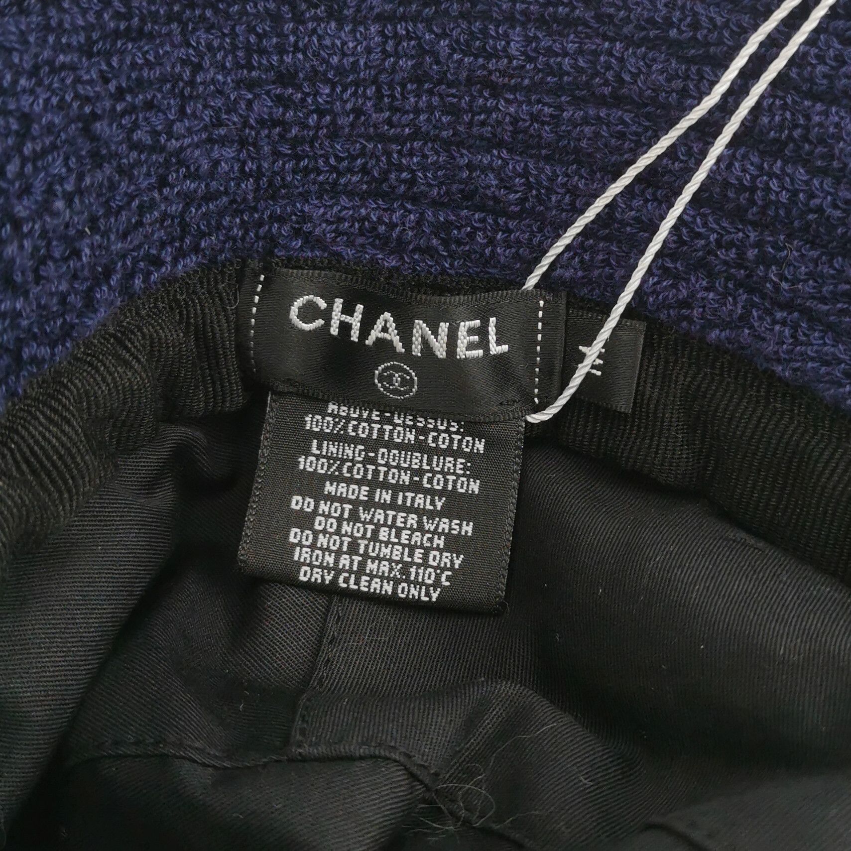 Chanel Chanel CC Logo Terry Bucket Hat Size ONE SIZE - 5 Thumbnail