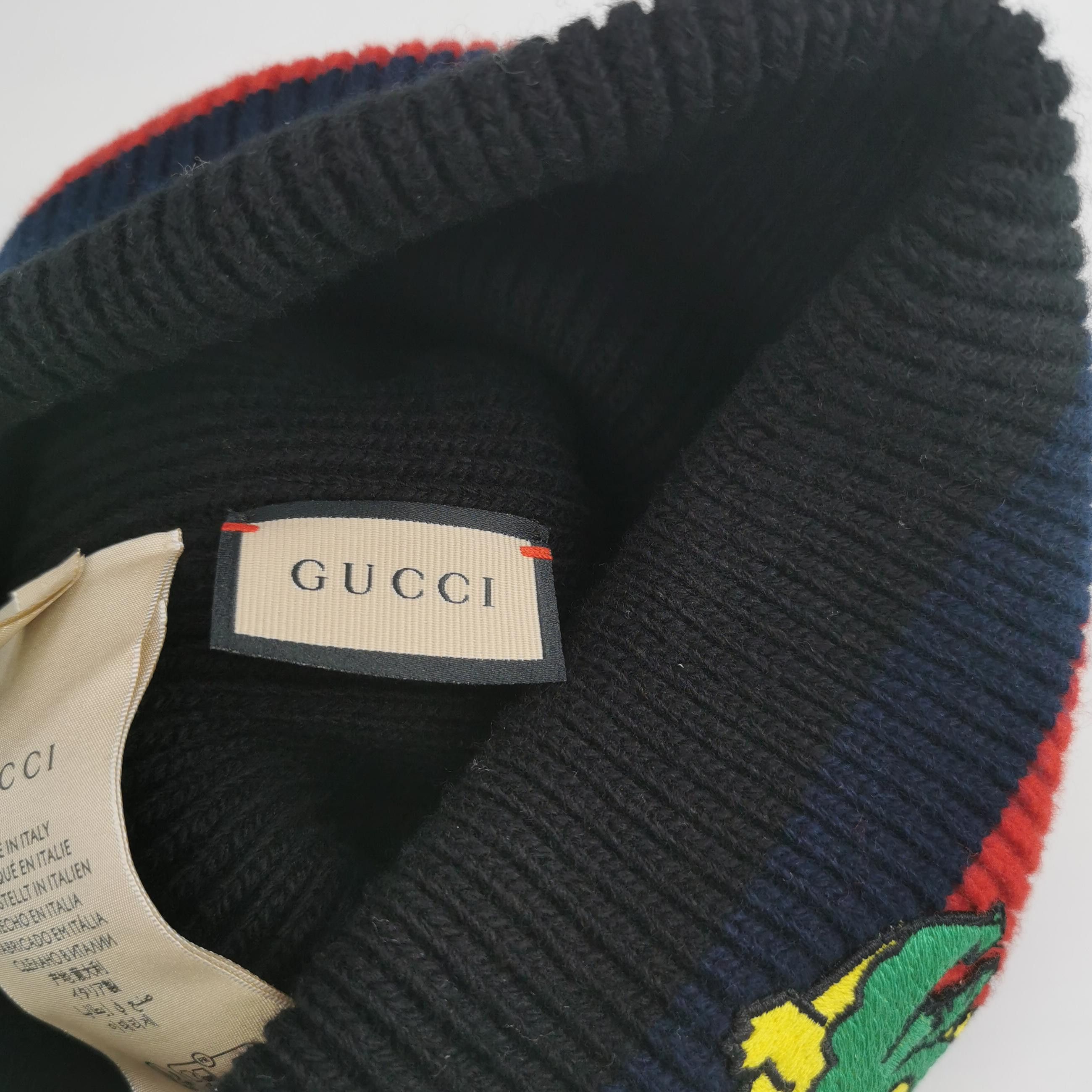 Gucci Gucci Dragon Patch Beanie Size M Size ONE SIZE - 5 Thumbnail
