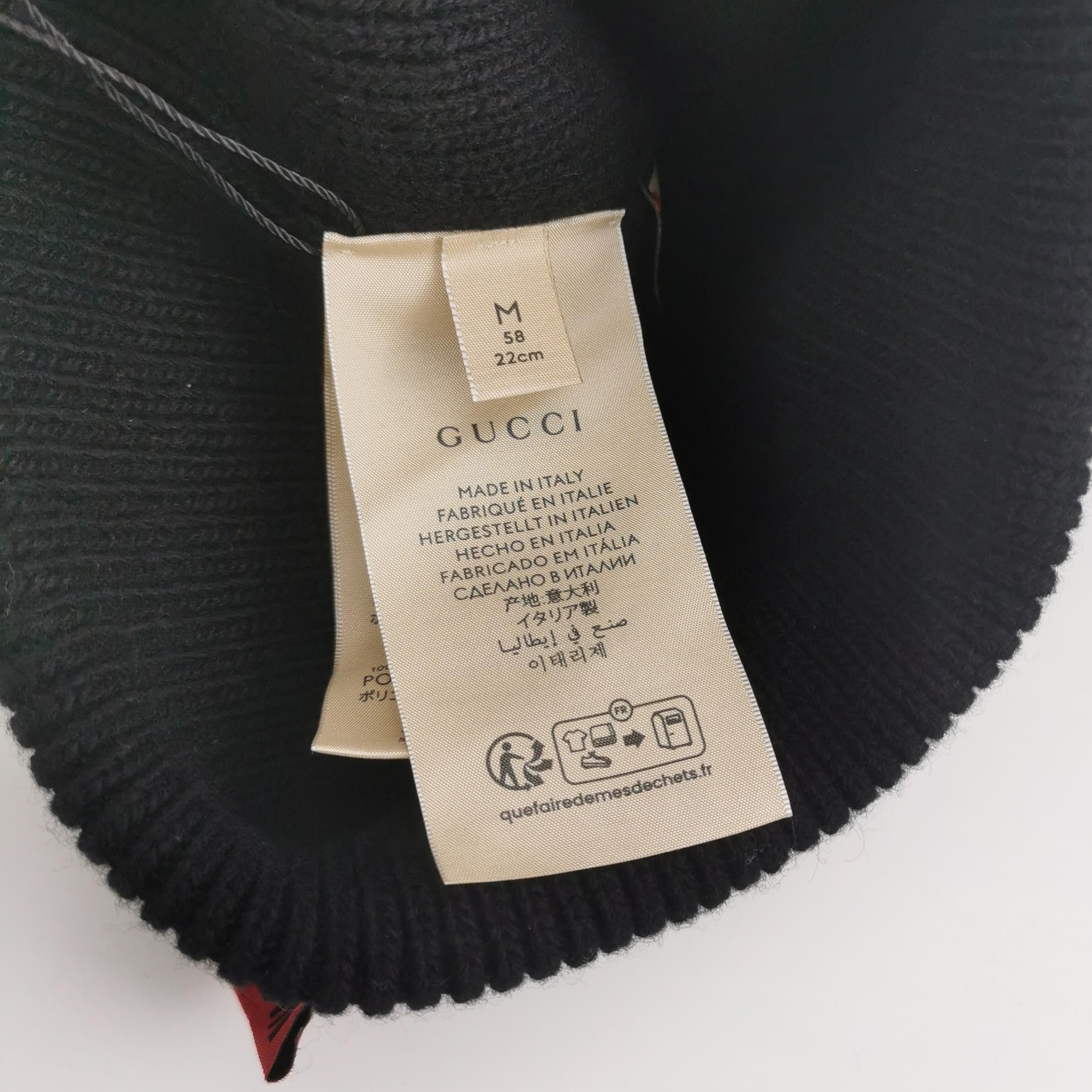 Gucci Gucci Dragon Patch Beanie Size M Size ONE SIZE - 6 Thumbnail