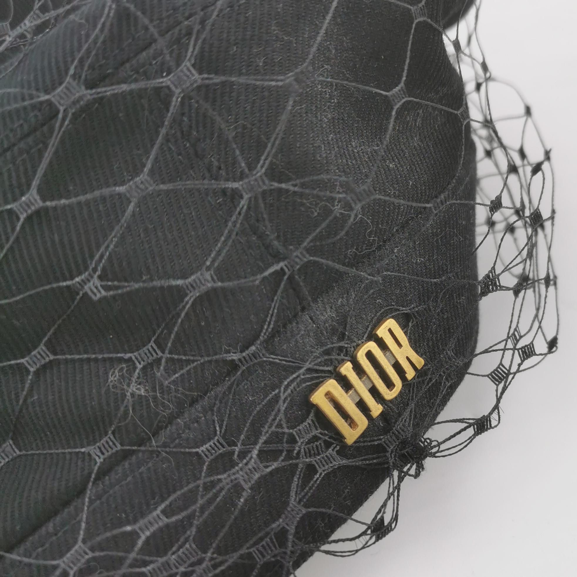 Dior Dior Veil Newsboy Cap Size 57 Size ONE SIZE - 4 Thumbnail