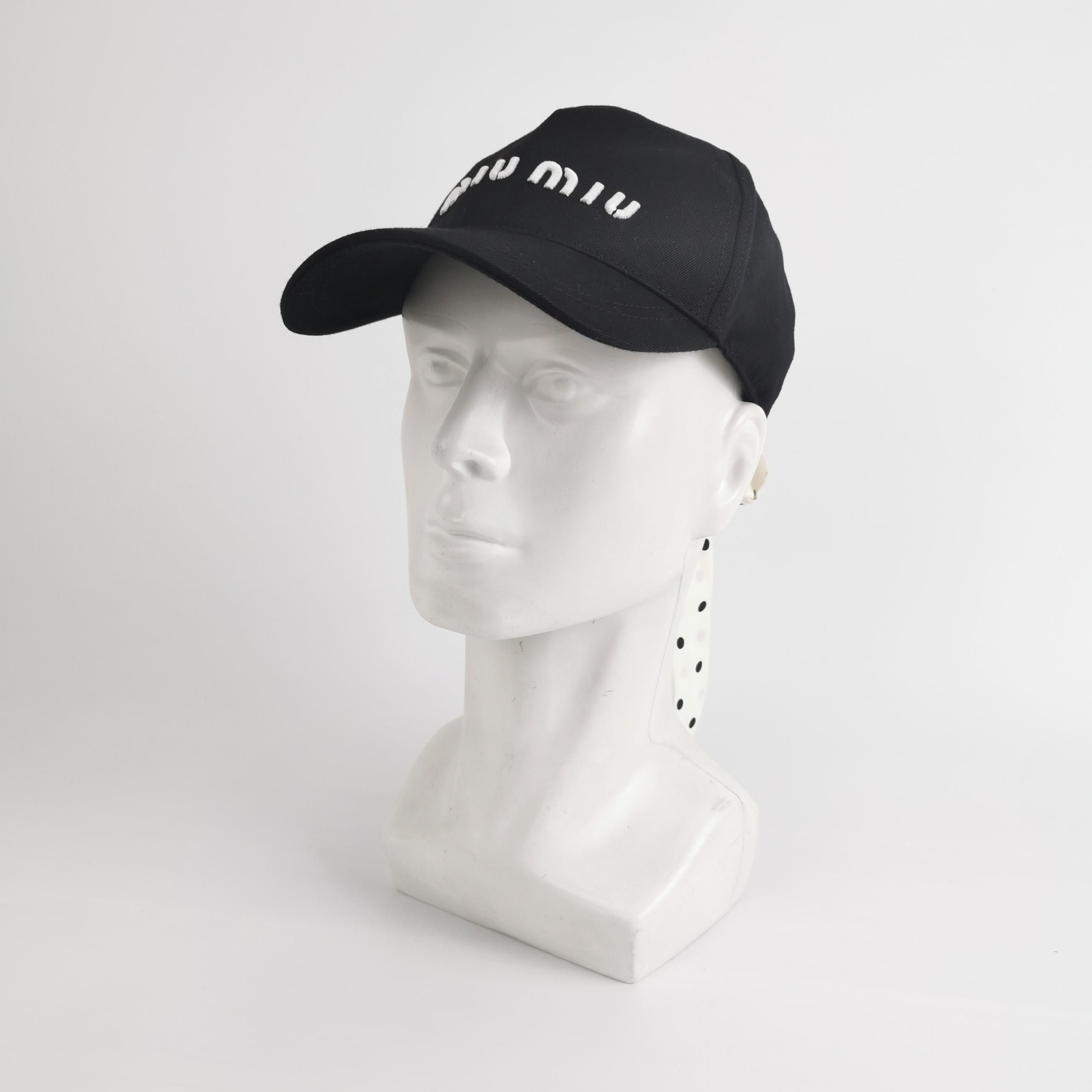 Miu Miu Miu Miu Logo Embroidery Baseball Cap Size S Size ONE SIZE - 2 Thumbnail