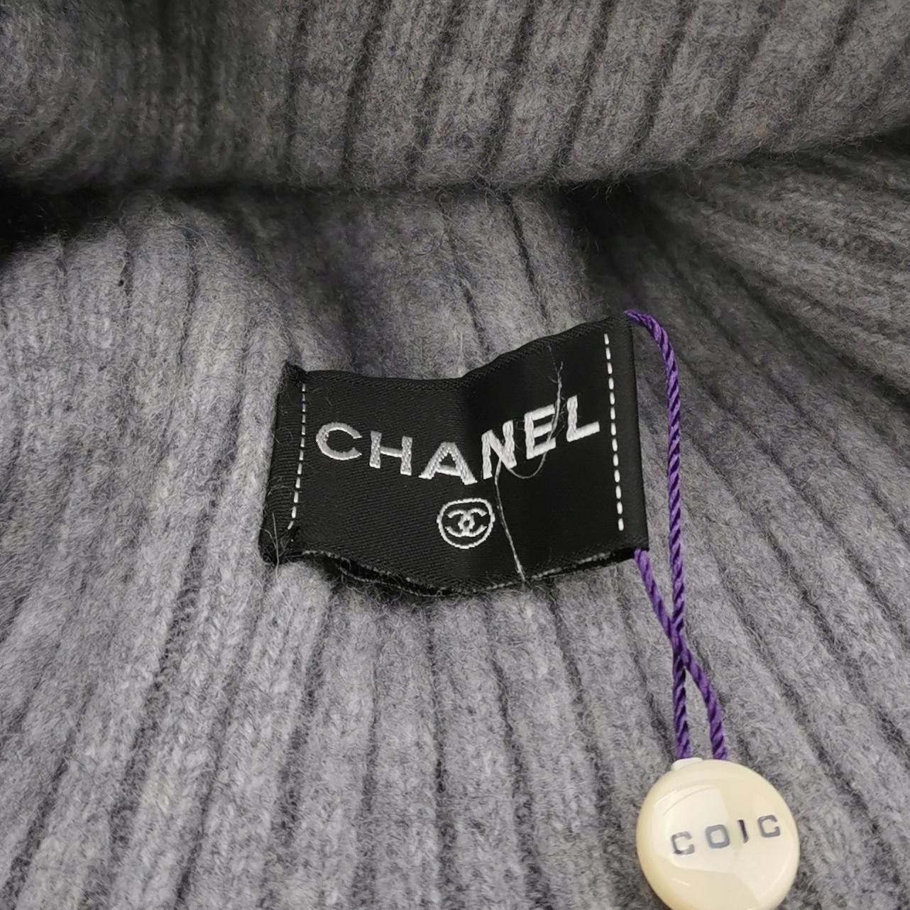 Chanel Chanel Logo Cashmere Beanie Size ONE SIZE - 4 Thumbnail