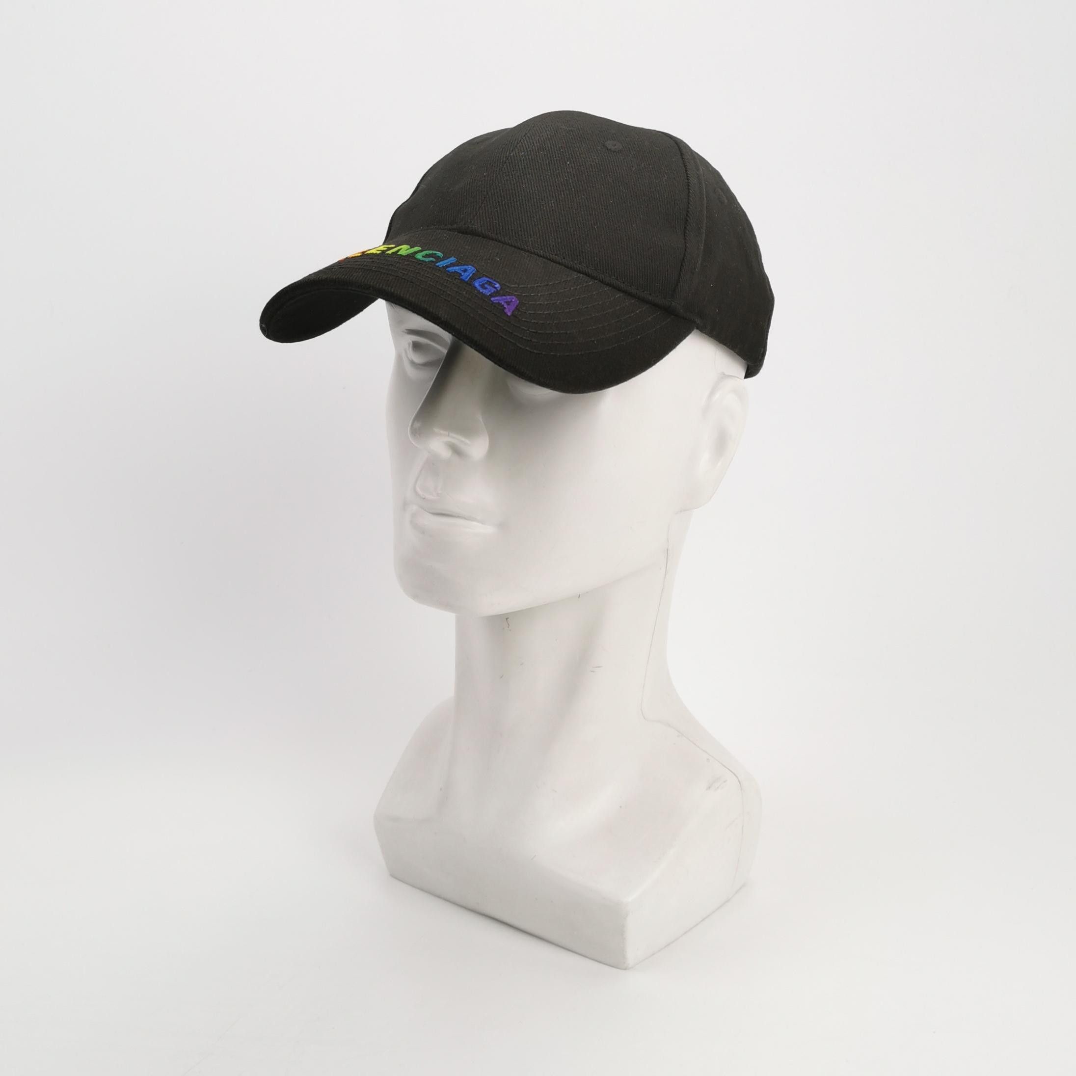 Balenciaga Balenciaga Rainbow Logo Baseball Cap One Size Size ONE SIZE - 2 Thumbnail